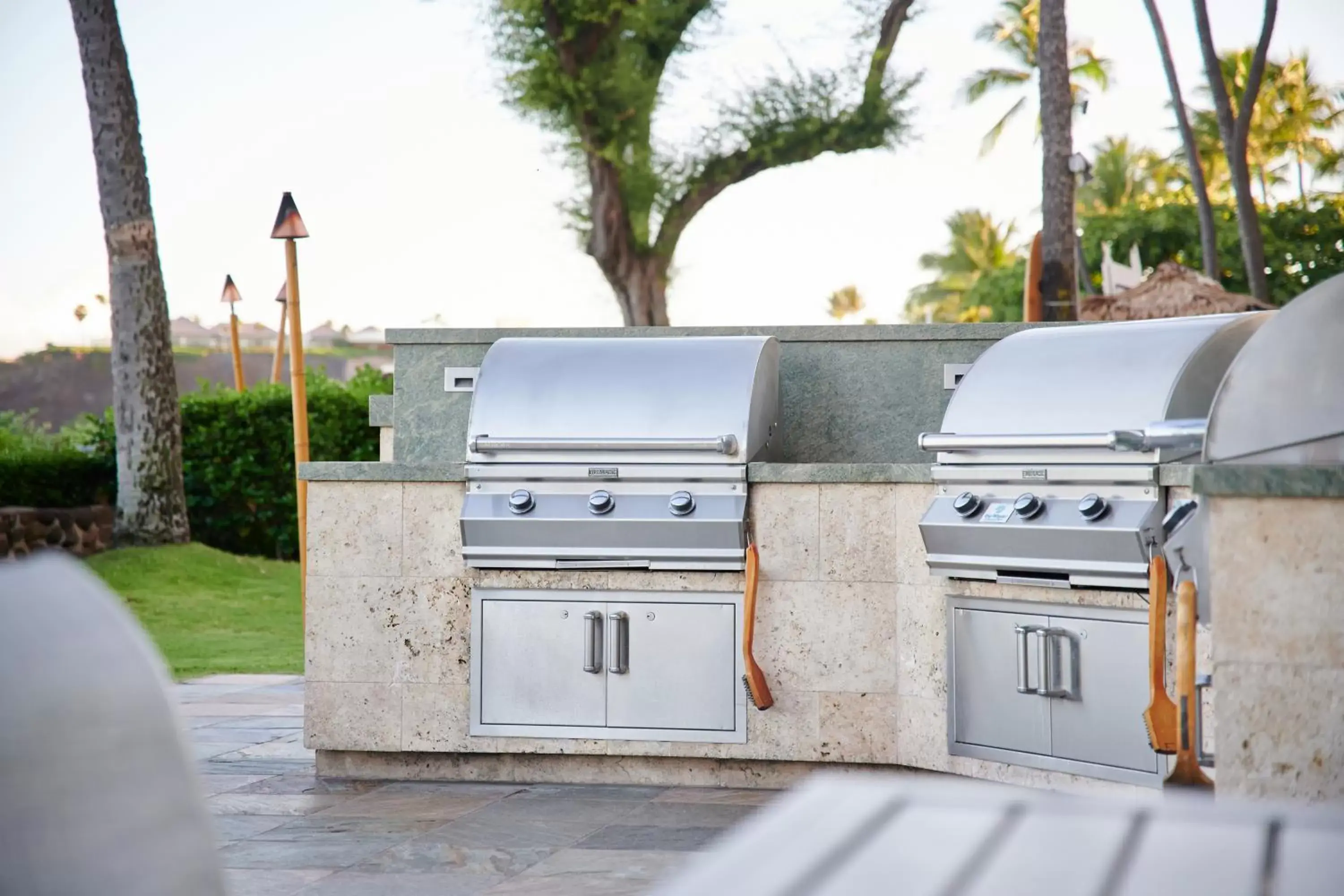 BBQ Facilities in Aston at The Whaler on Kaanapali Beach