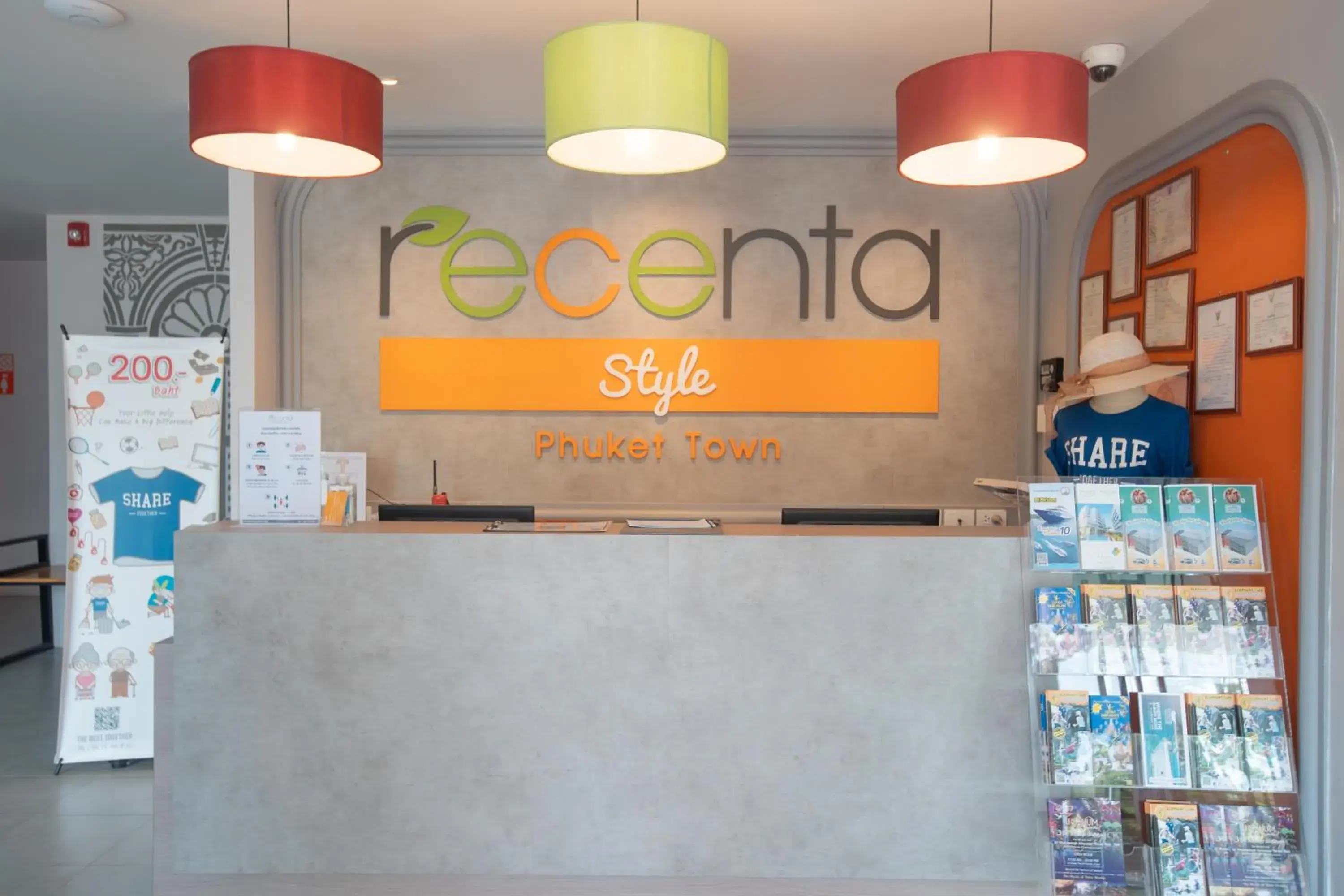 Lobby or reception in Recenta Style Phuket Town Lobby or reception in Recenta Style Phuket Town