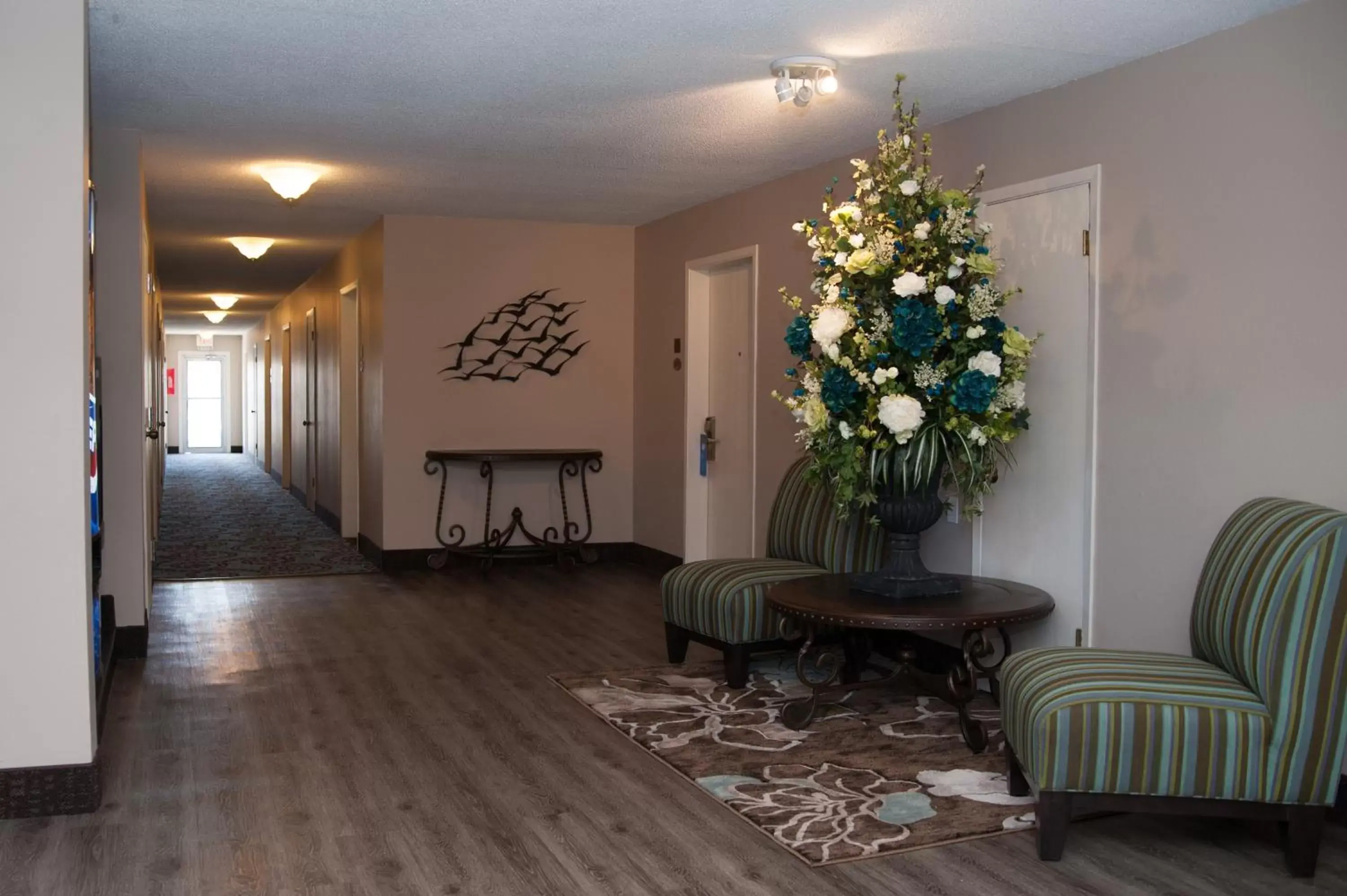 Lobby or reception in River Terrace Inn