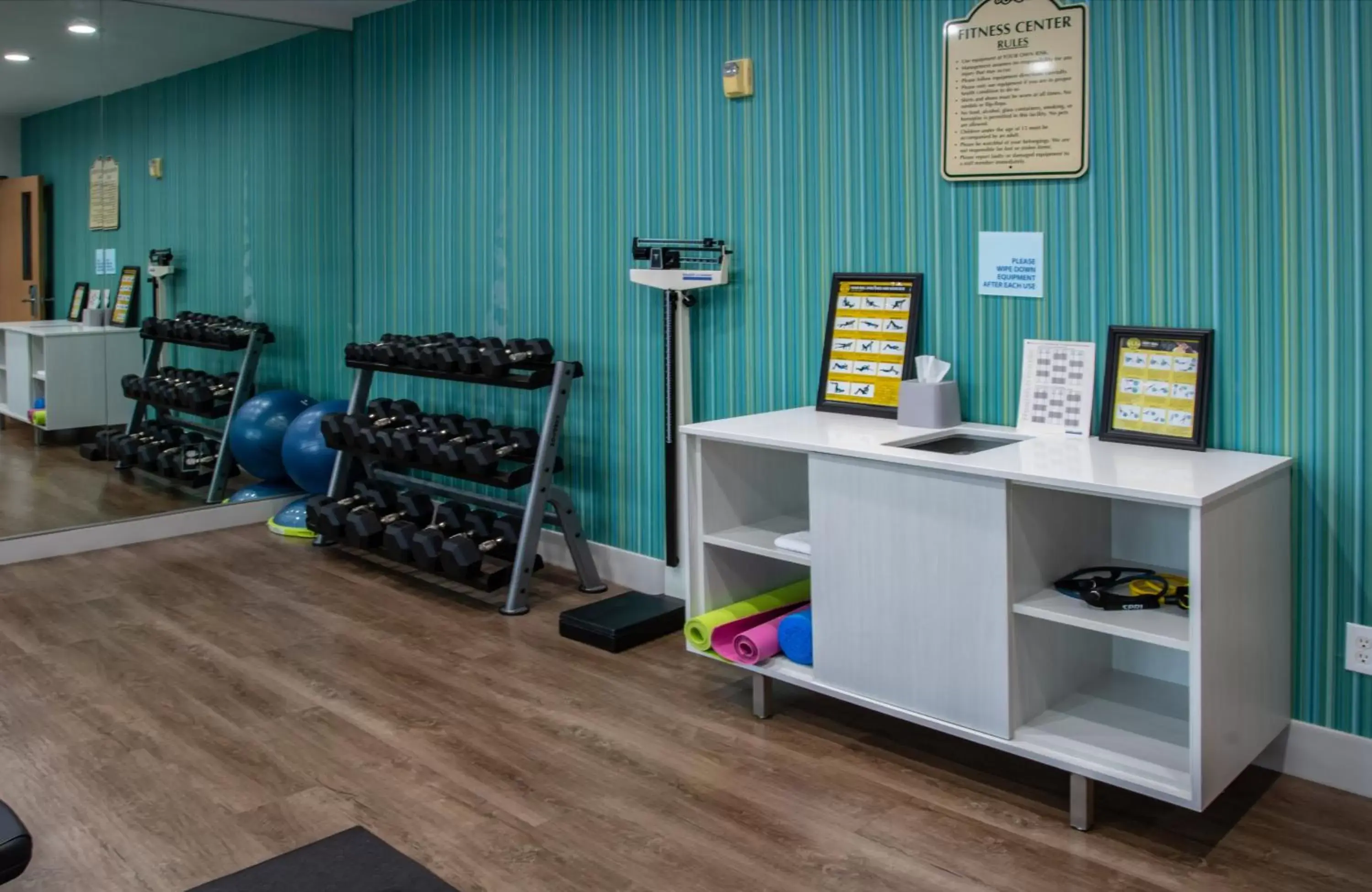 Fitness centre/facilities, Fitness Center/Facilities in Holiday Inn Express Hotel & Suites Roseville - Galleria Area, an IHG Hotel