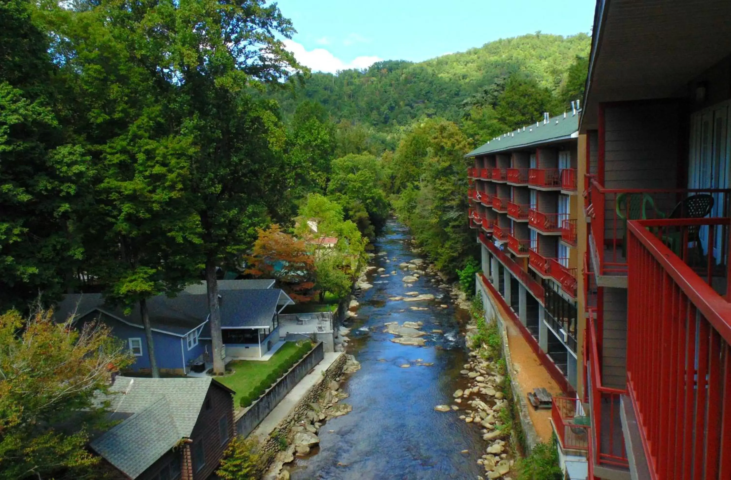 River view in Baymont by Wyndham Gatlinburg On The River River view in Baymont by Wyndham Gatlinburg On The River