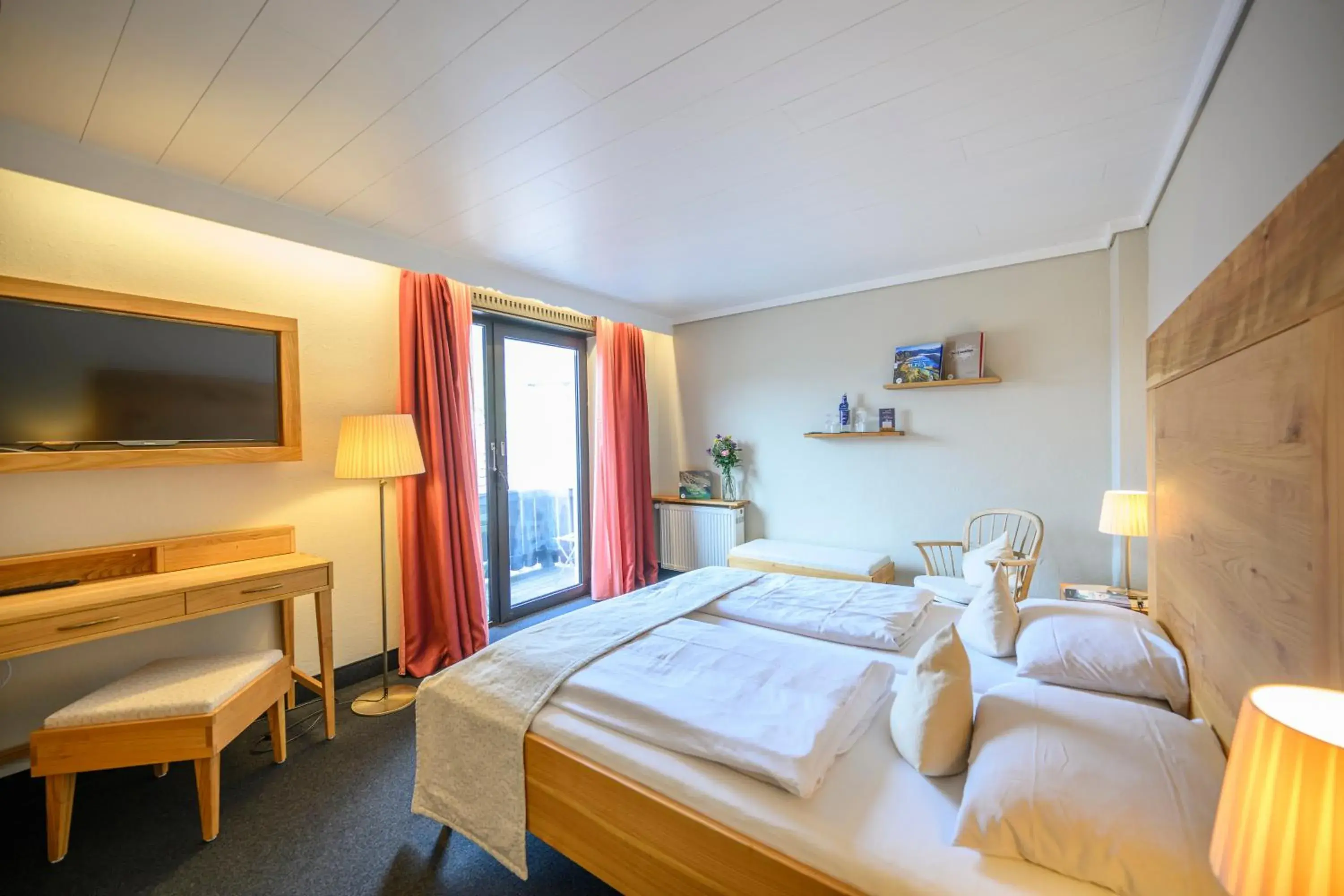 Photo of the whole room, Bed in Biohotel Garmischer Hof