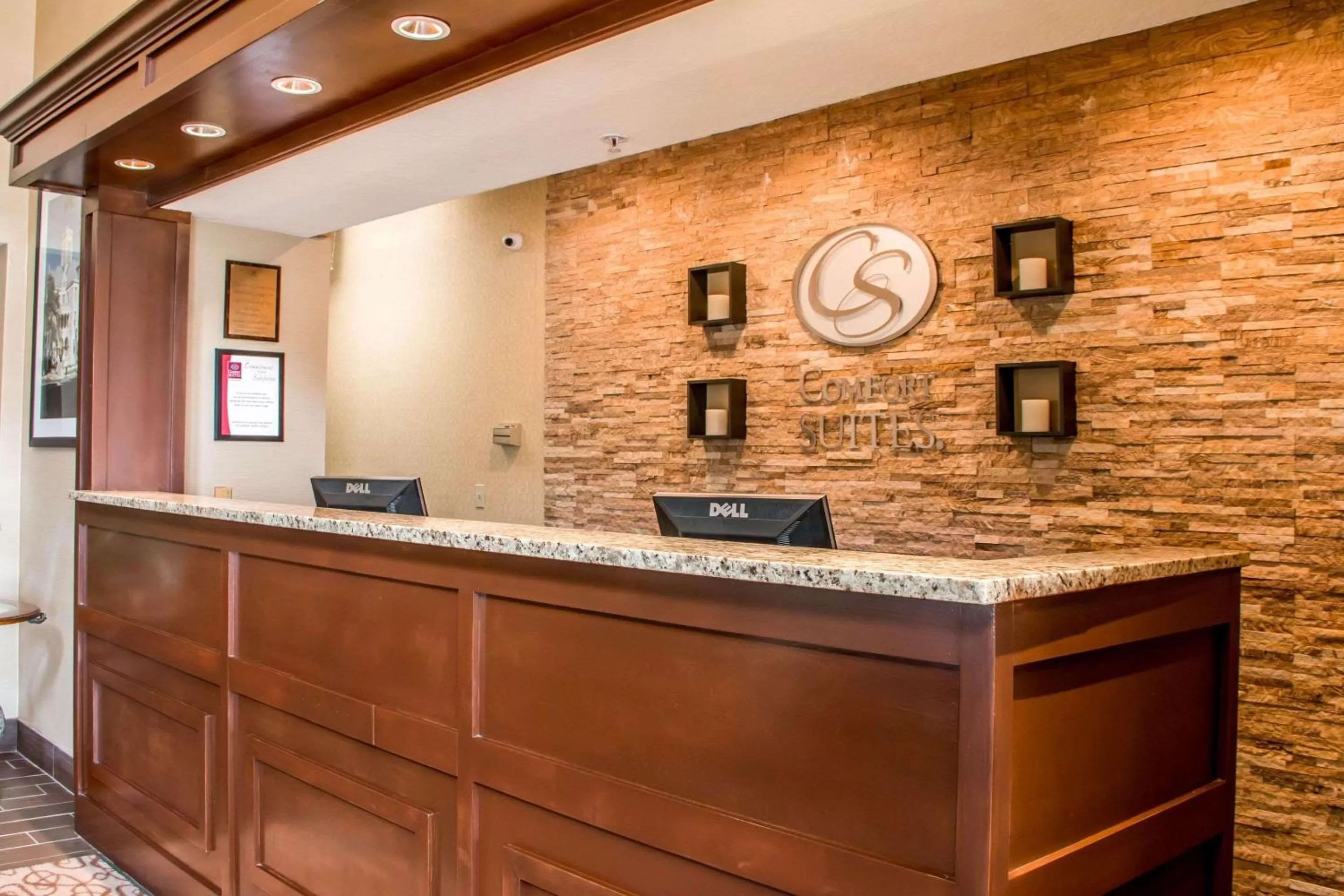 Lobby or reception in Comfort Suites New Braunfels - San Antonio Area