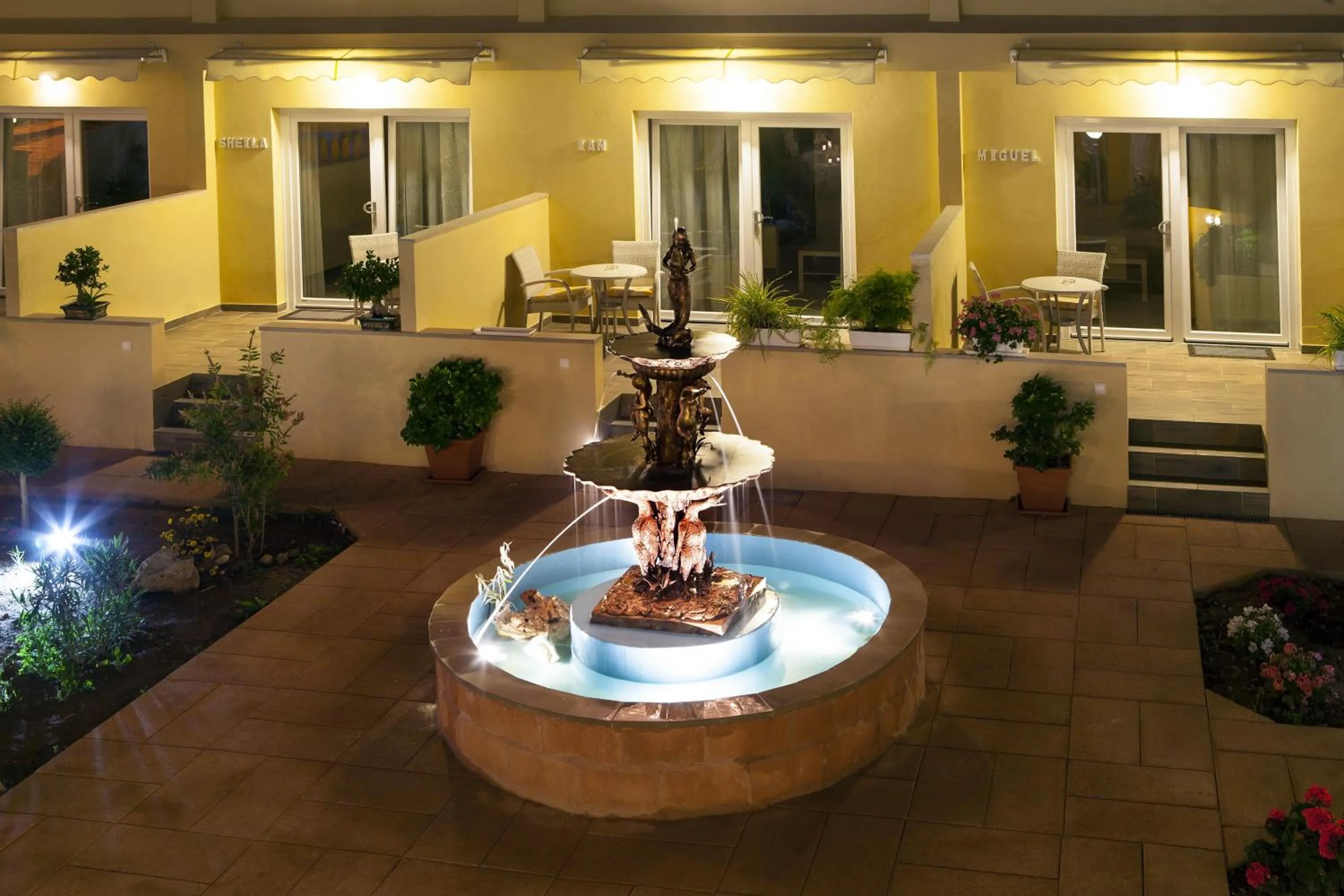 Decorative detail in Hotel Cupidor