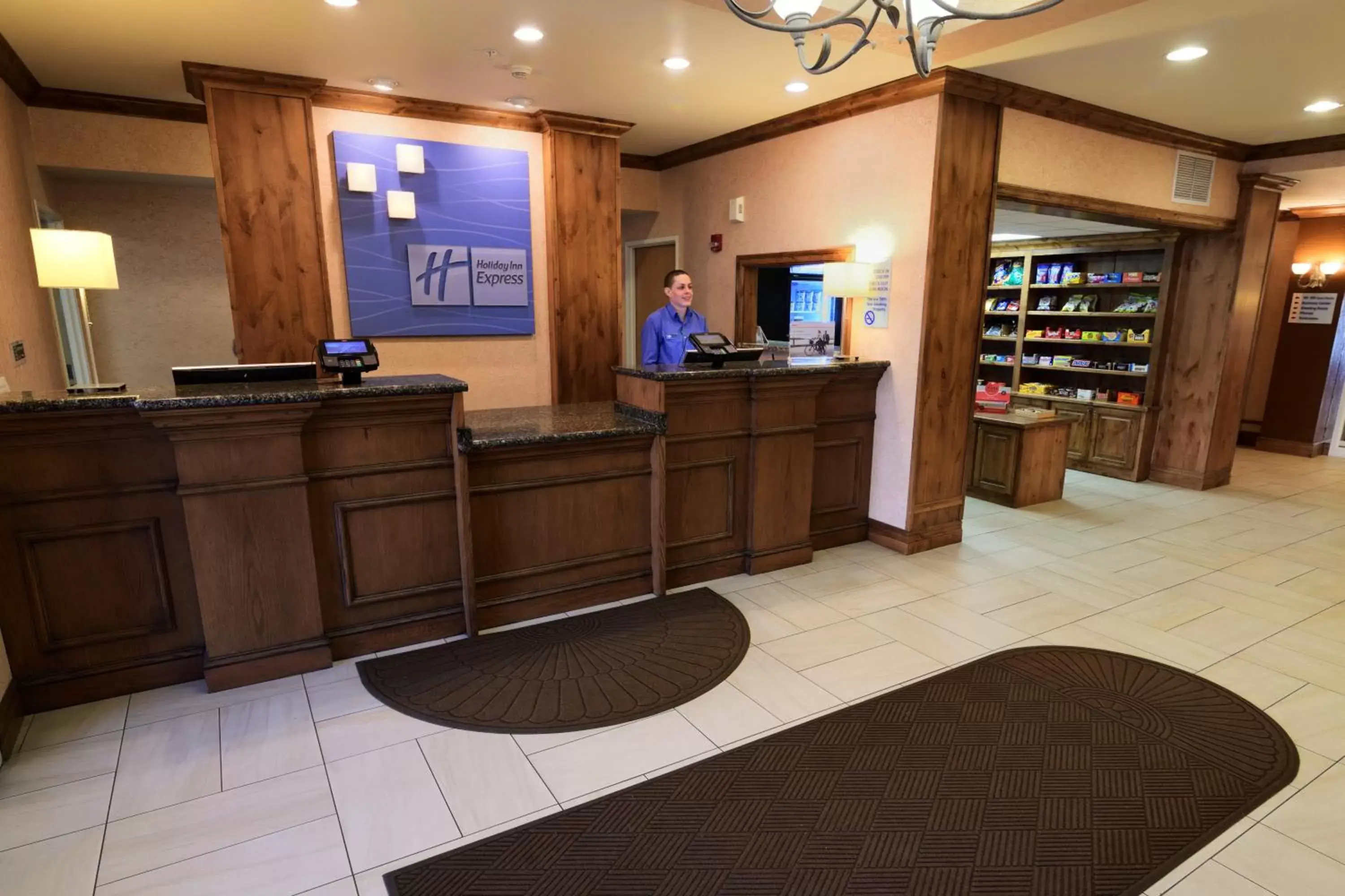 Property building, Lobby/Reception in Holiday Inn Express Hotel & Suites Idaho Falls, an IHG Hotel
