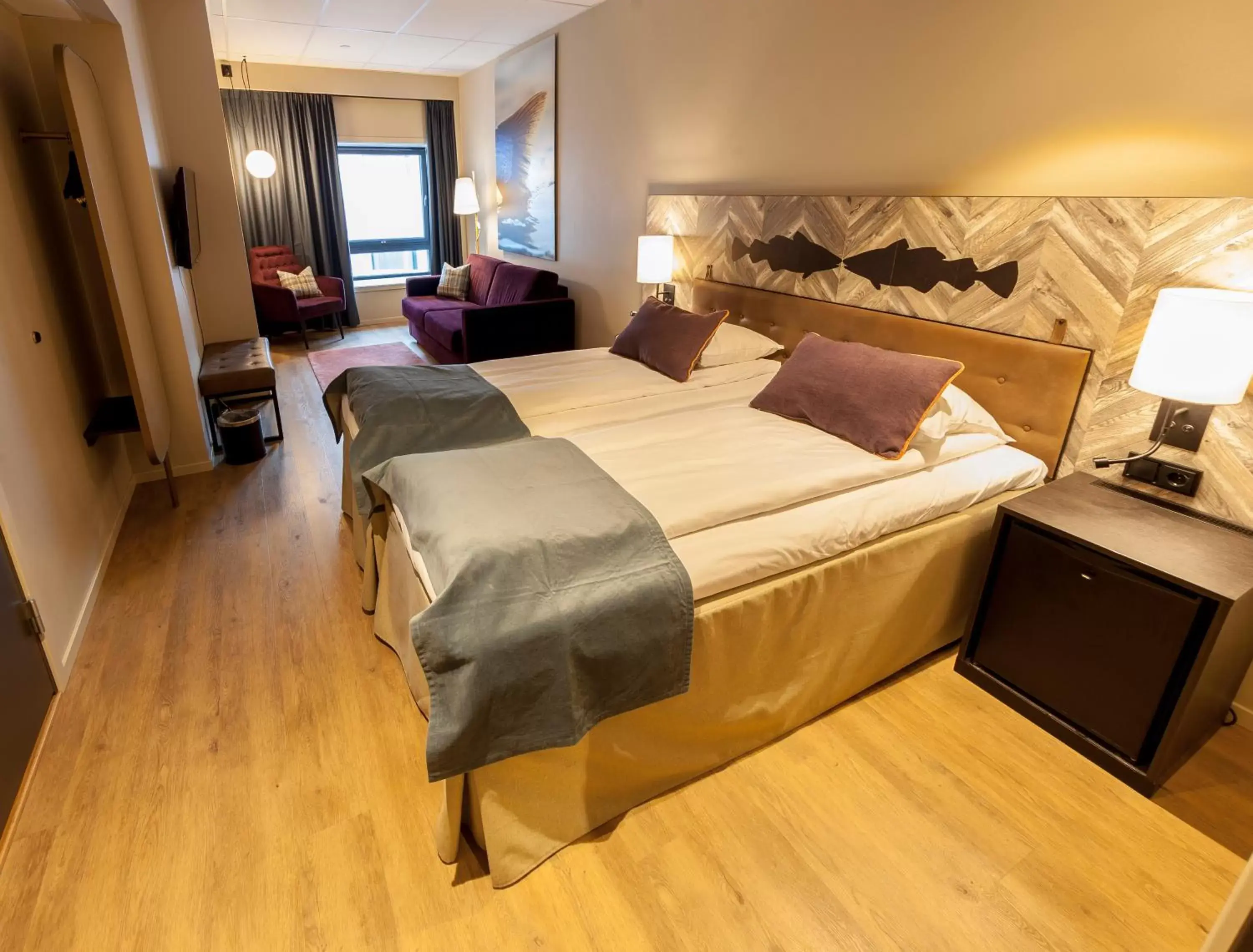 Bed in Quality Hotel Grand Tromsø Bed in Quality Hotel Grand Tromsø