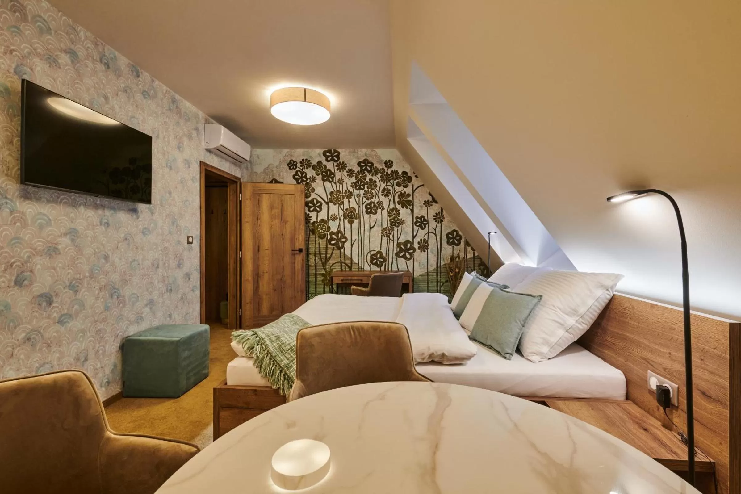 Bed in Hotel Alfréd a Hermína