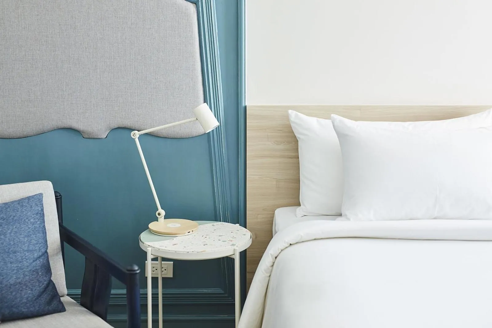 Bed in 56 Surawong Hotel Bangkok