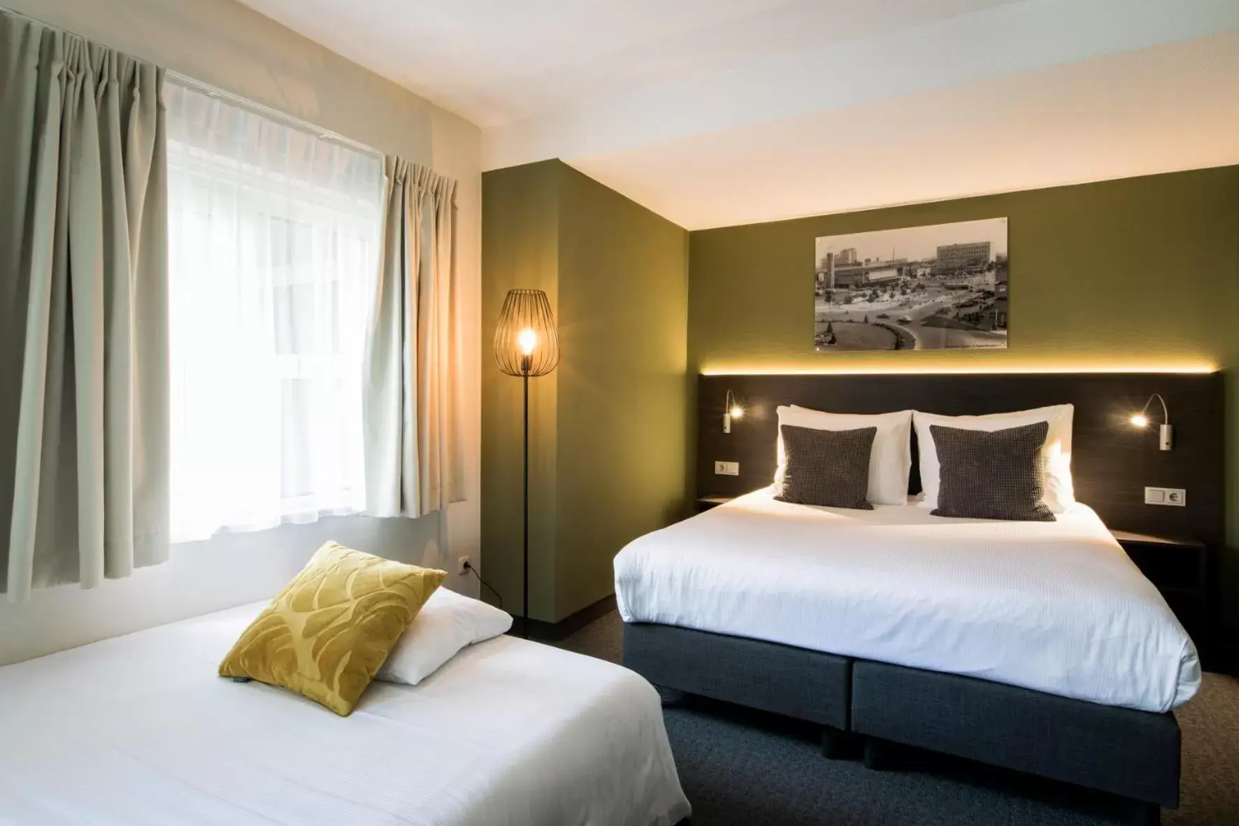 Bed in Hotel Parkzicht Eindhoven