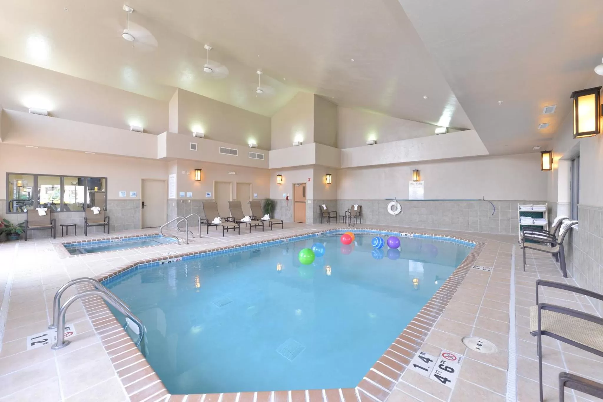 Swimming pool in Holiday Inn Express Hotel & Suites Gillette by IHG