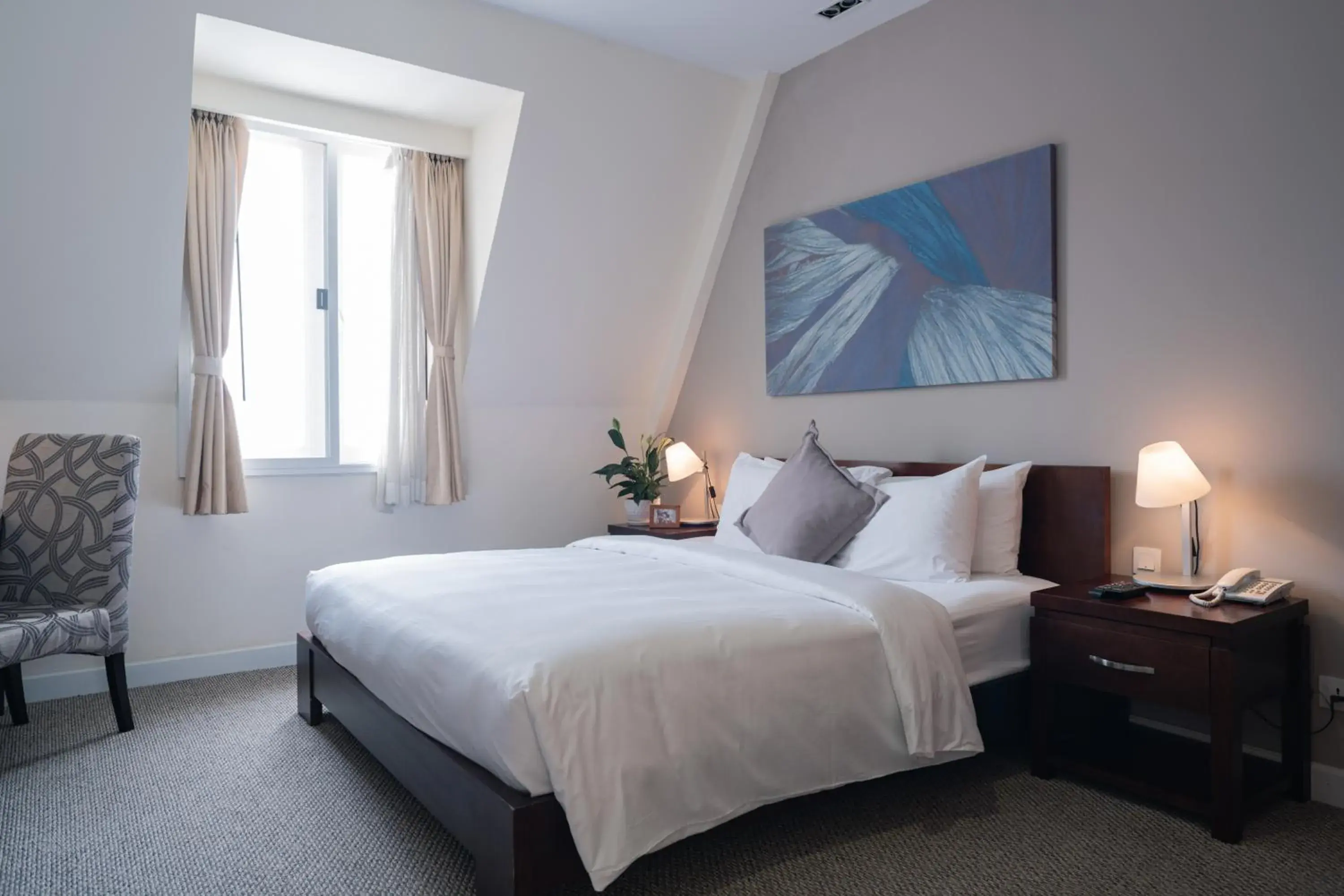 Bed in Central Mansions Serviced Apartments