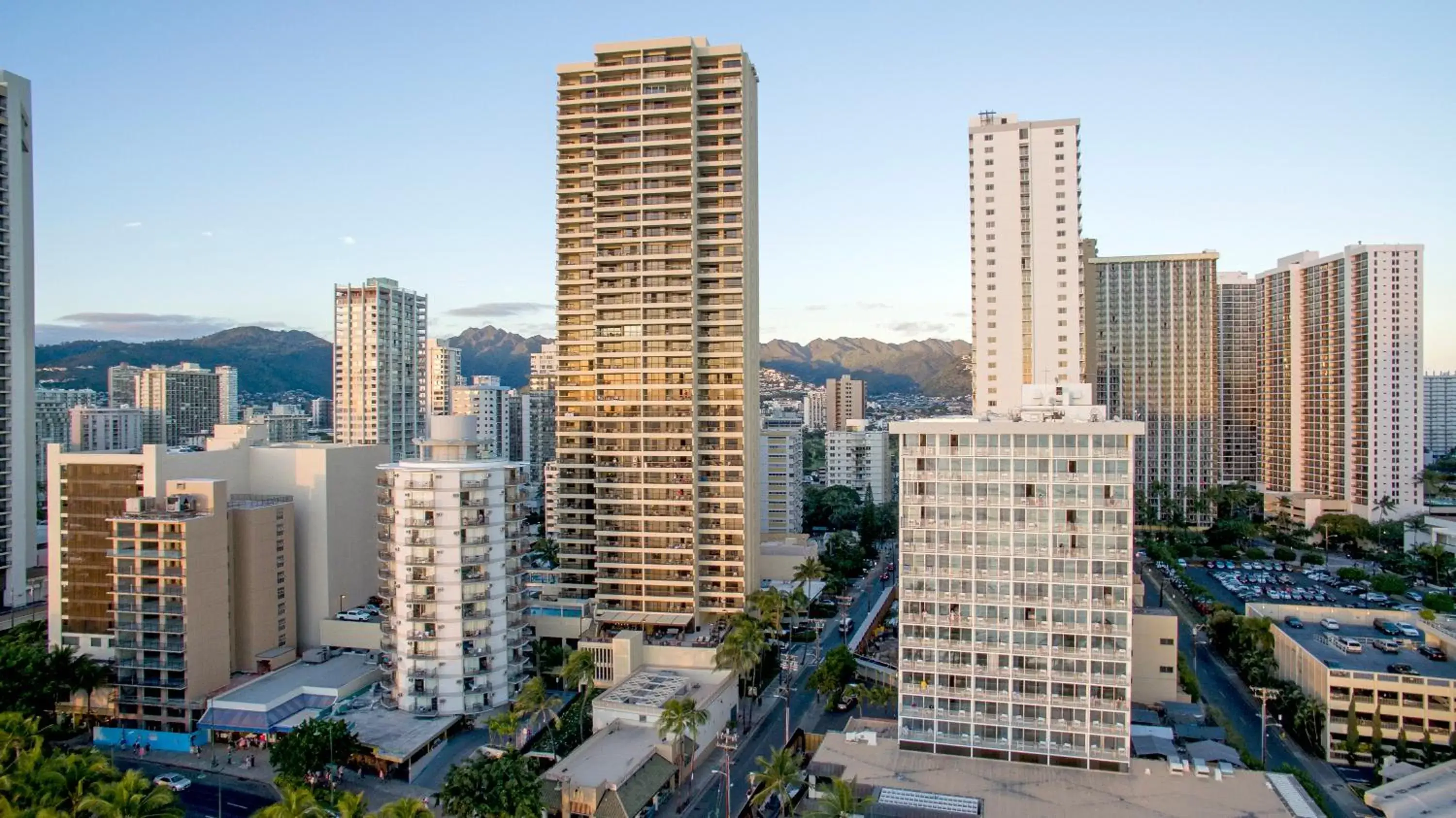 Bird's eye view in Aston Waikiki Beach Tower