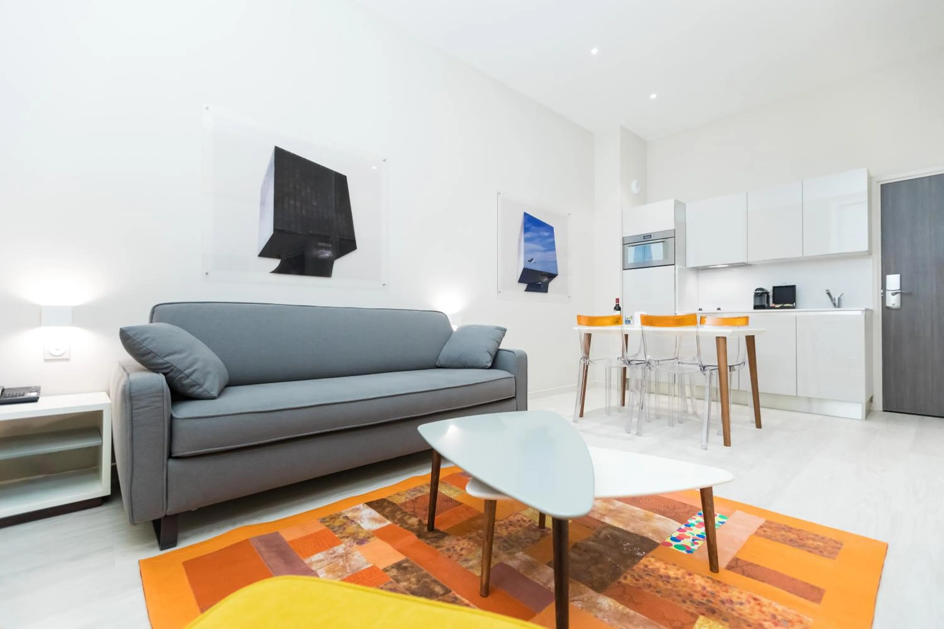 Living room in Palais Saleya Boutique Hôtel