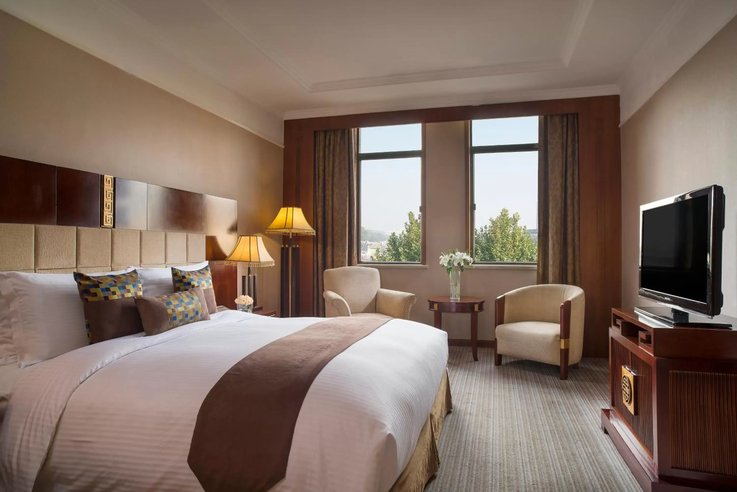 Bed in Grand Mercure Xian On Renmin Square Bed in Grand Mercure Xian On Renmin Square