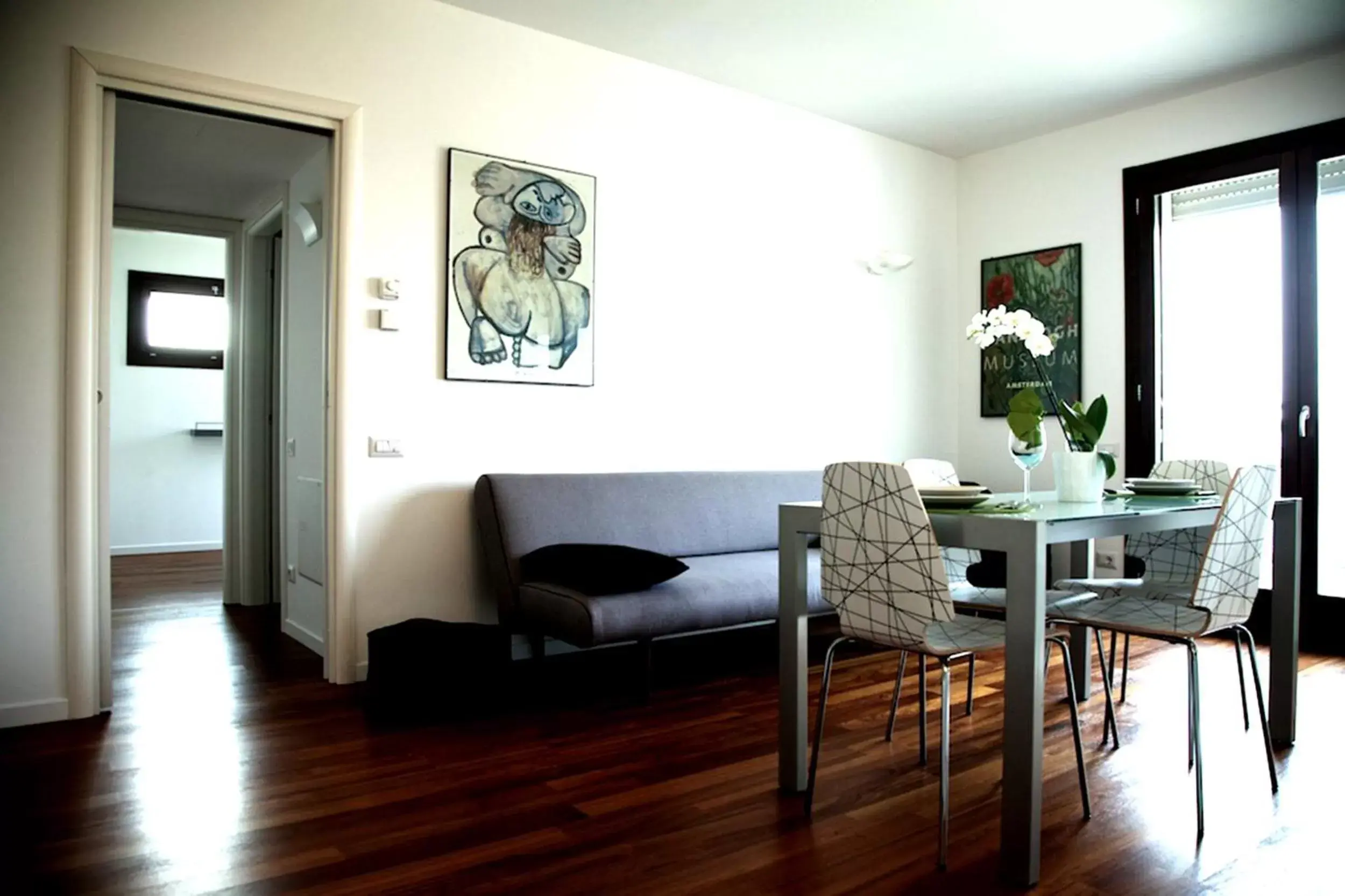 Living room, Seating Area in Residence Milano Bicocca