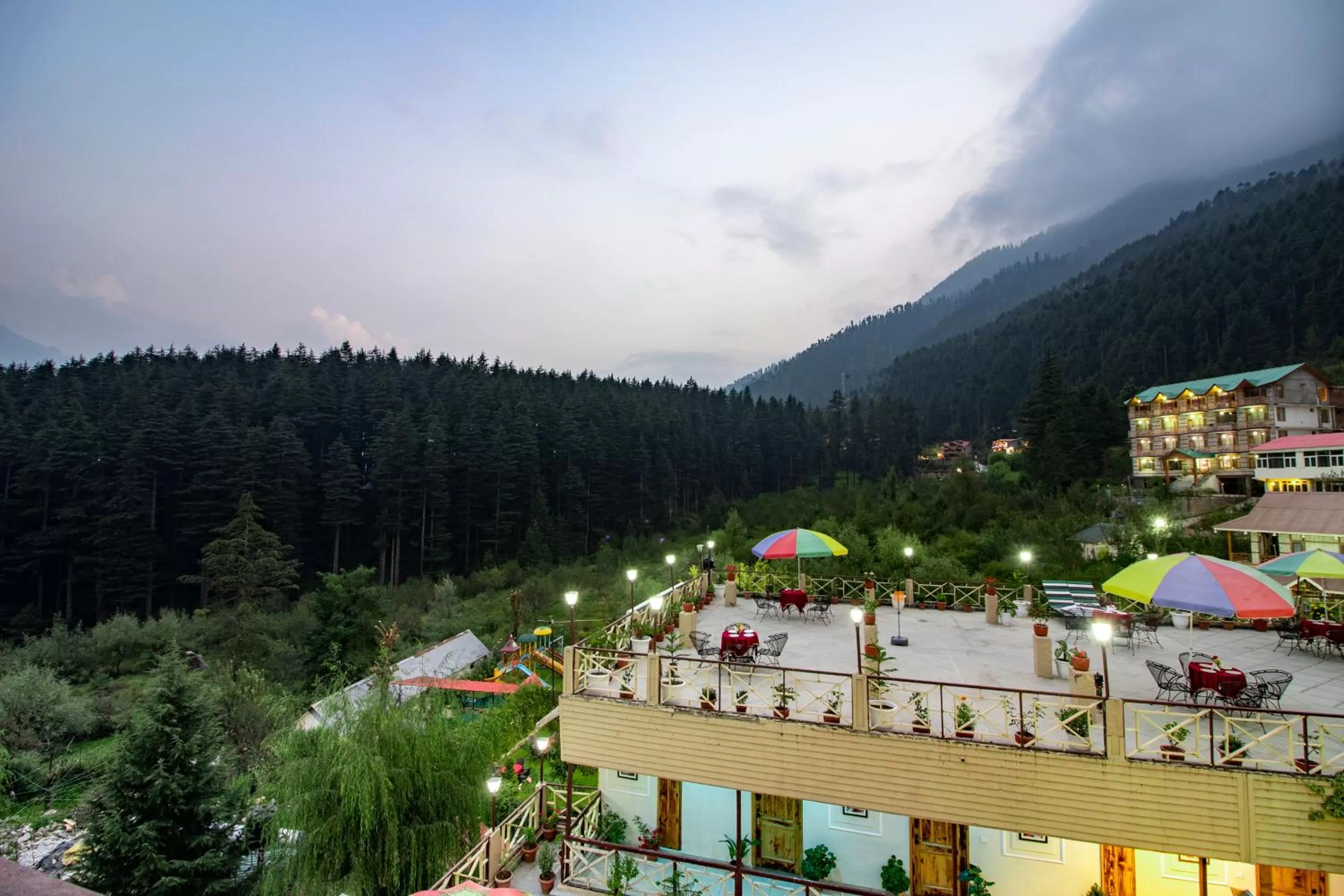 Mountain View in Snow Valley Resorts & Spa Manali