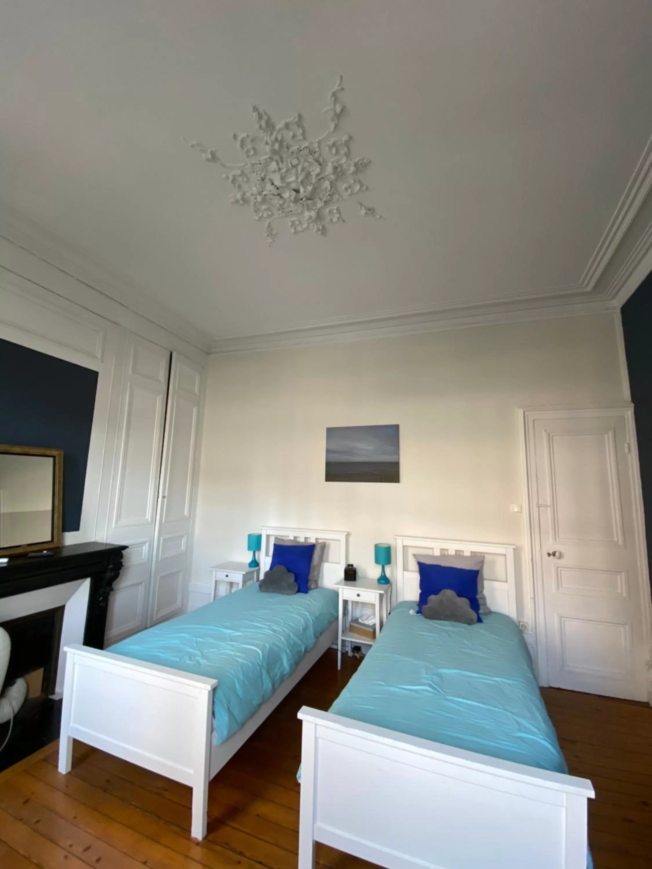 Bed in Chambres d'Hôtes Au coin du spa