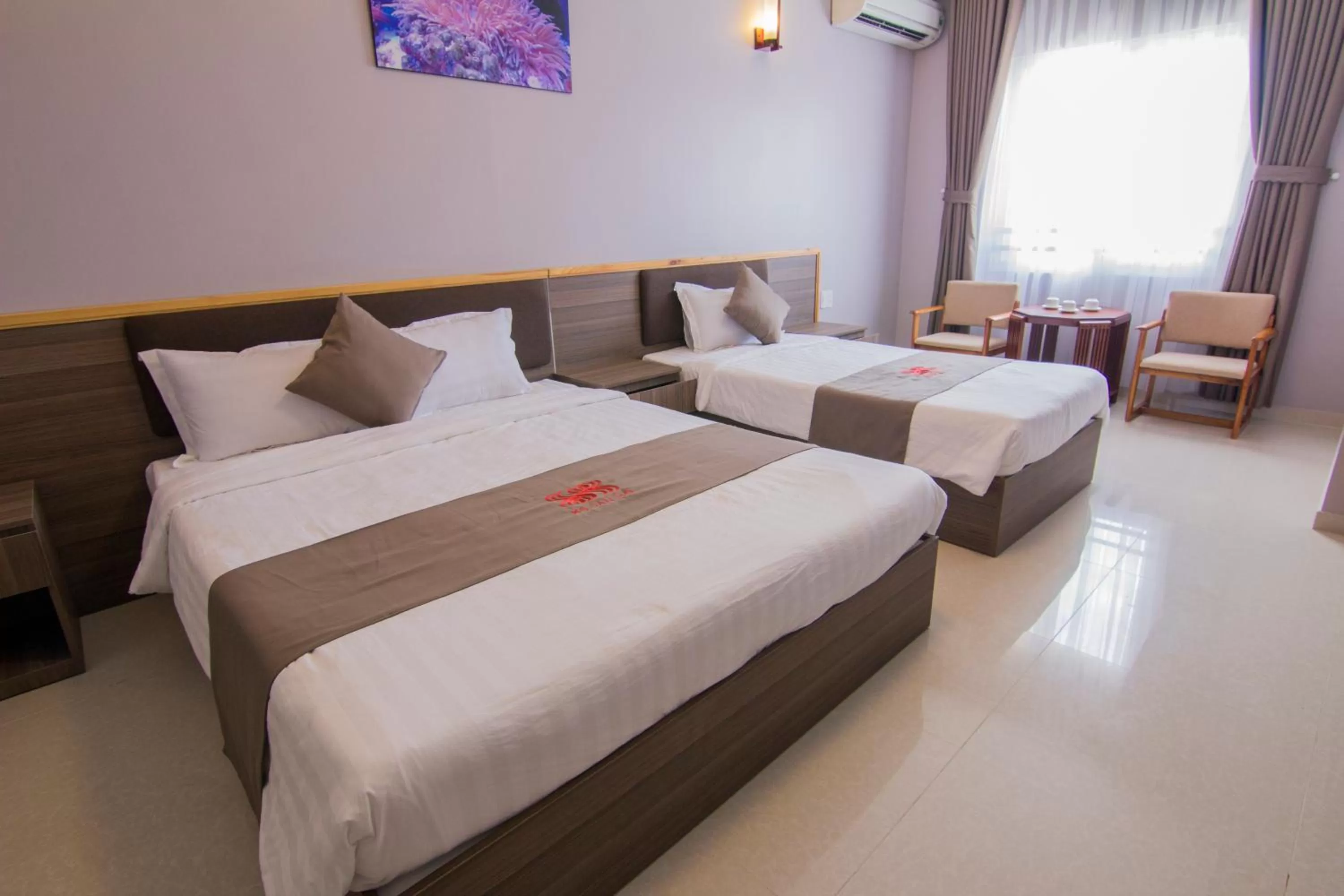 Bed in Khách sạn San Hô Vũng Tàu (Coral Hotel)