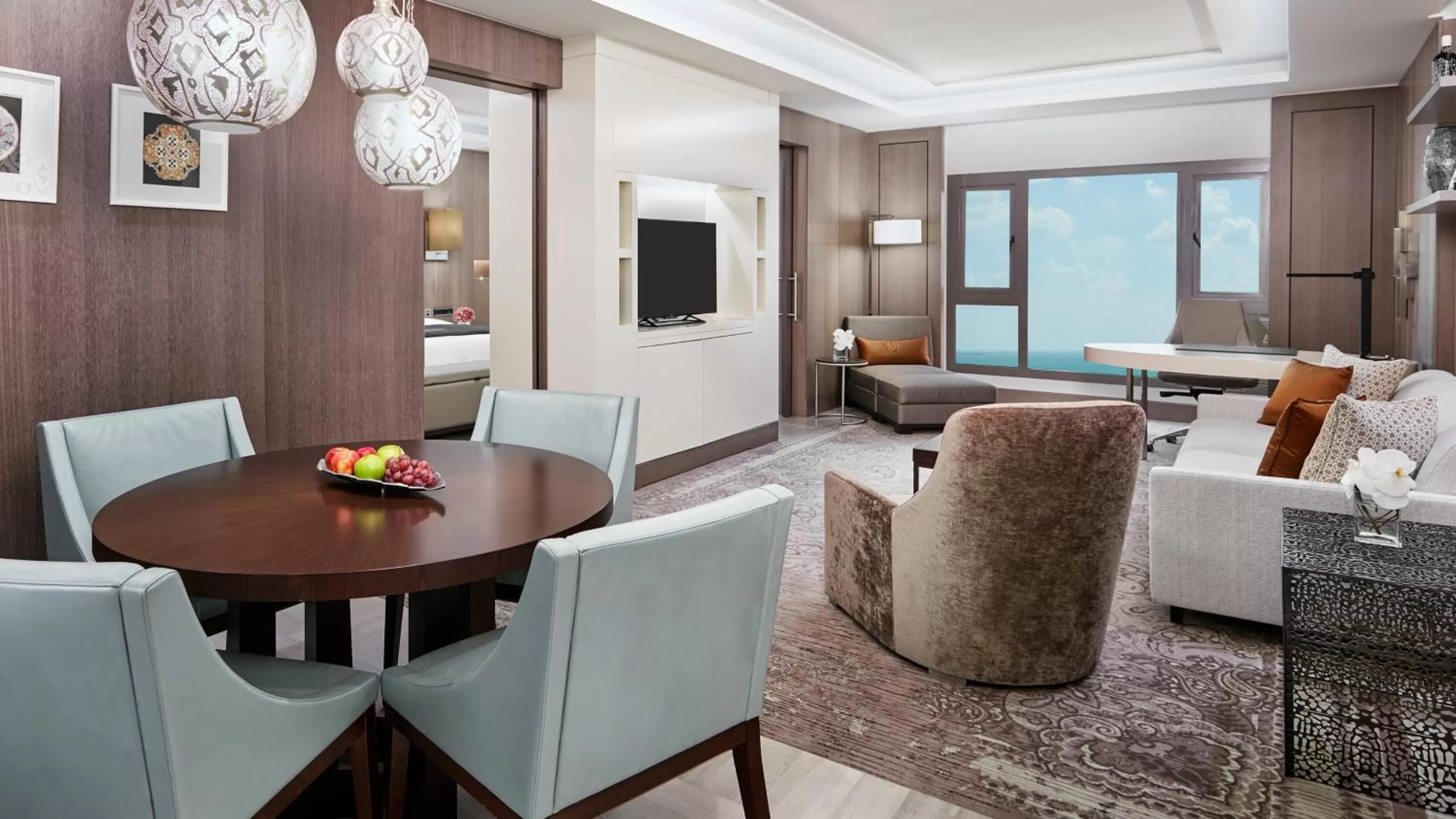 Photo of the whole room, Dining Area in InterContinental Doha Beach & Spa, an IHG Hotel