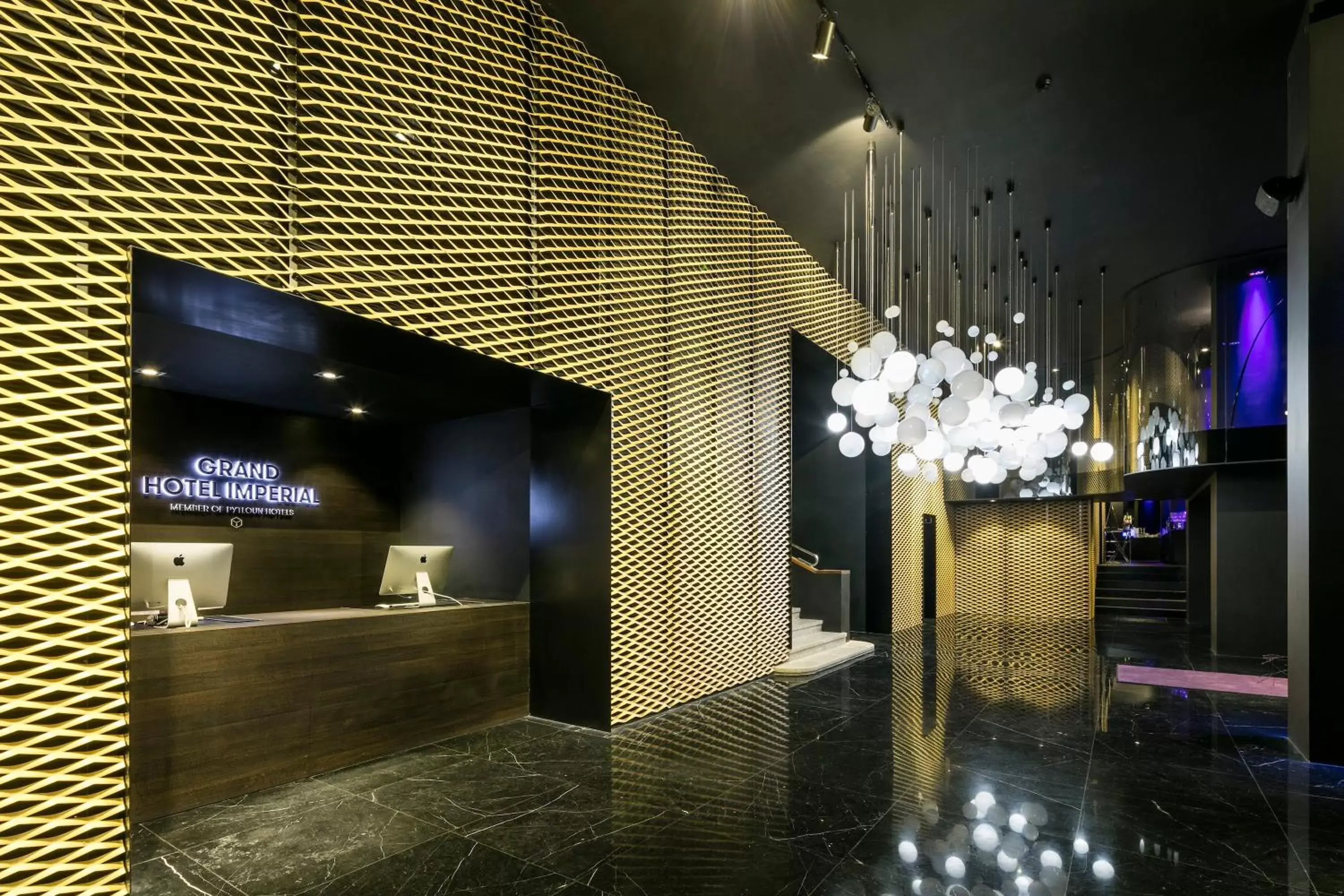 Lobby or reception in Pytloun Grand Hotel Imperial Lobby or reception in Pytloun Grand Hotel Imperial