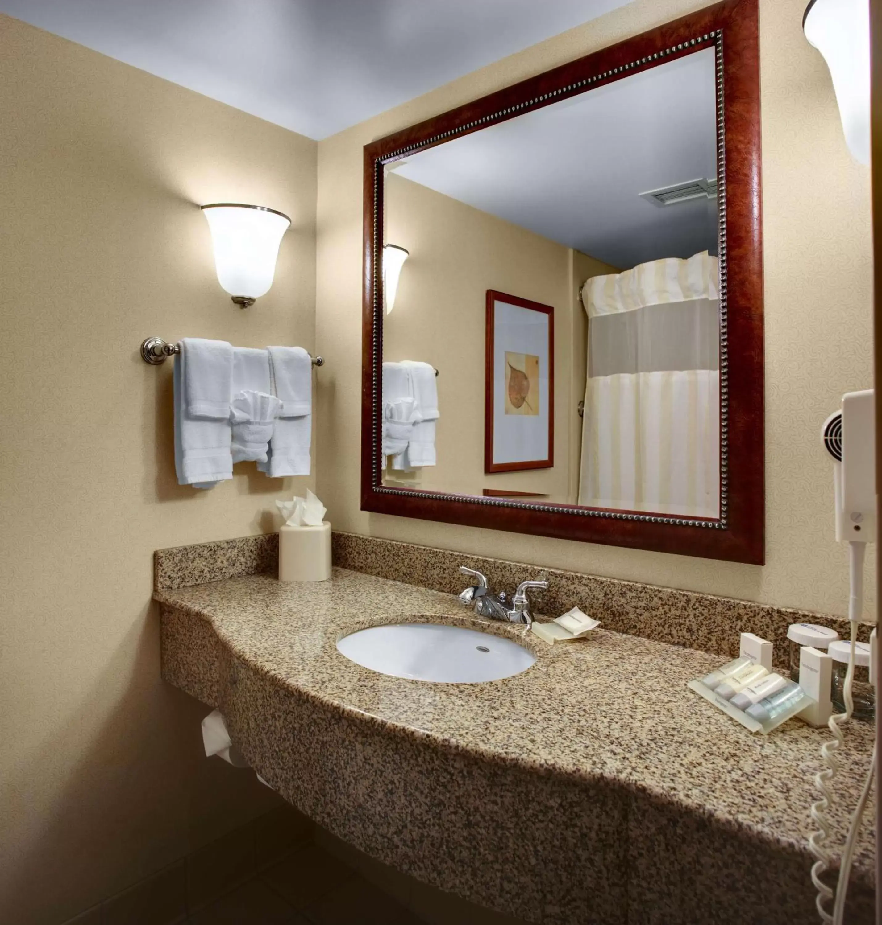 Bathroom in Hilton Garden Inn Akron-Canton Airport