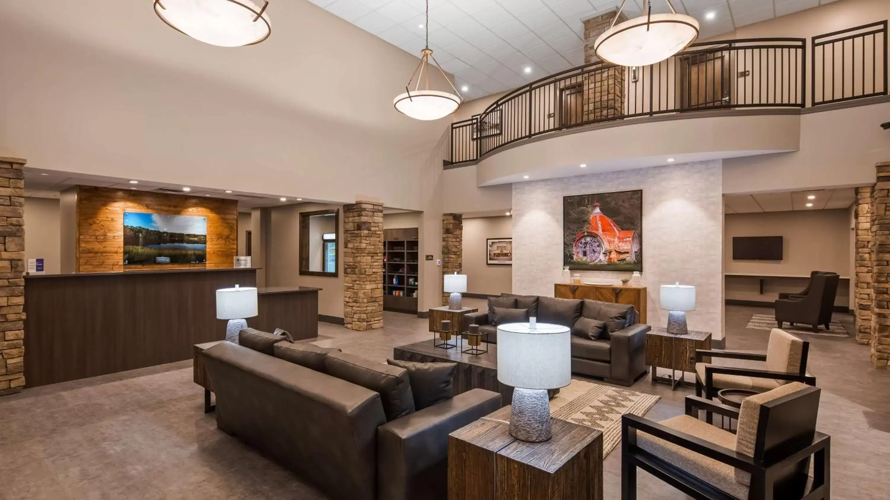 Lobby or reception, Lounge/Bar in Best Western Plus Lawrenceburg