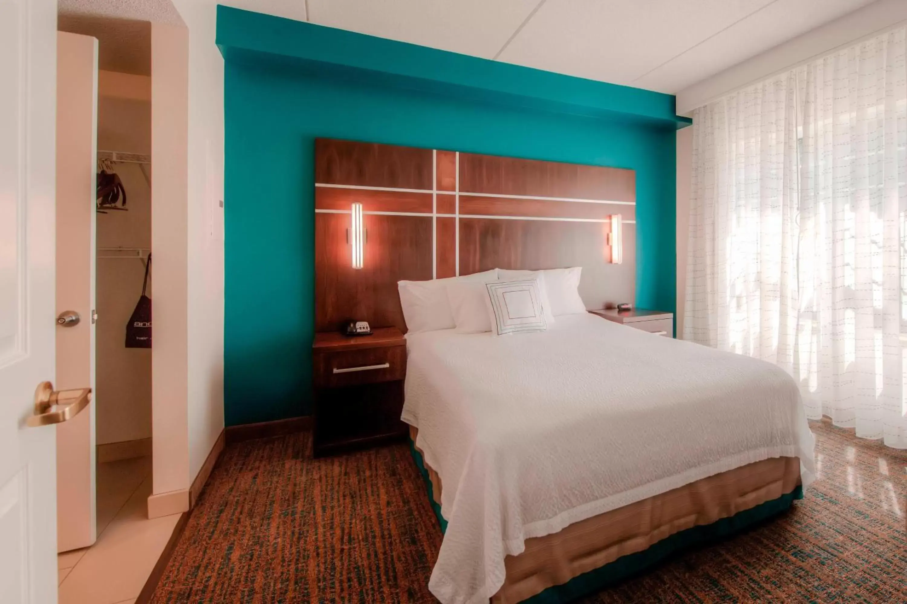 Bedroom, Bed in Residence Inn by Marriott Raleigh Crabtree Valley