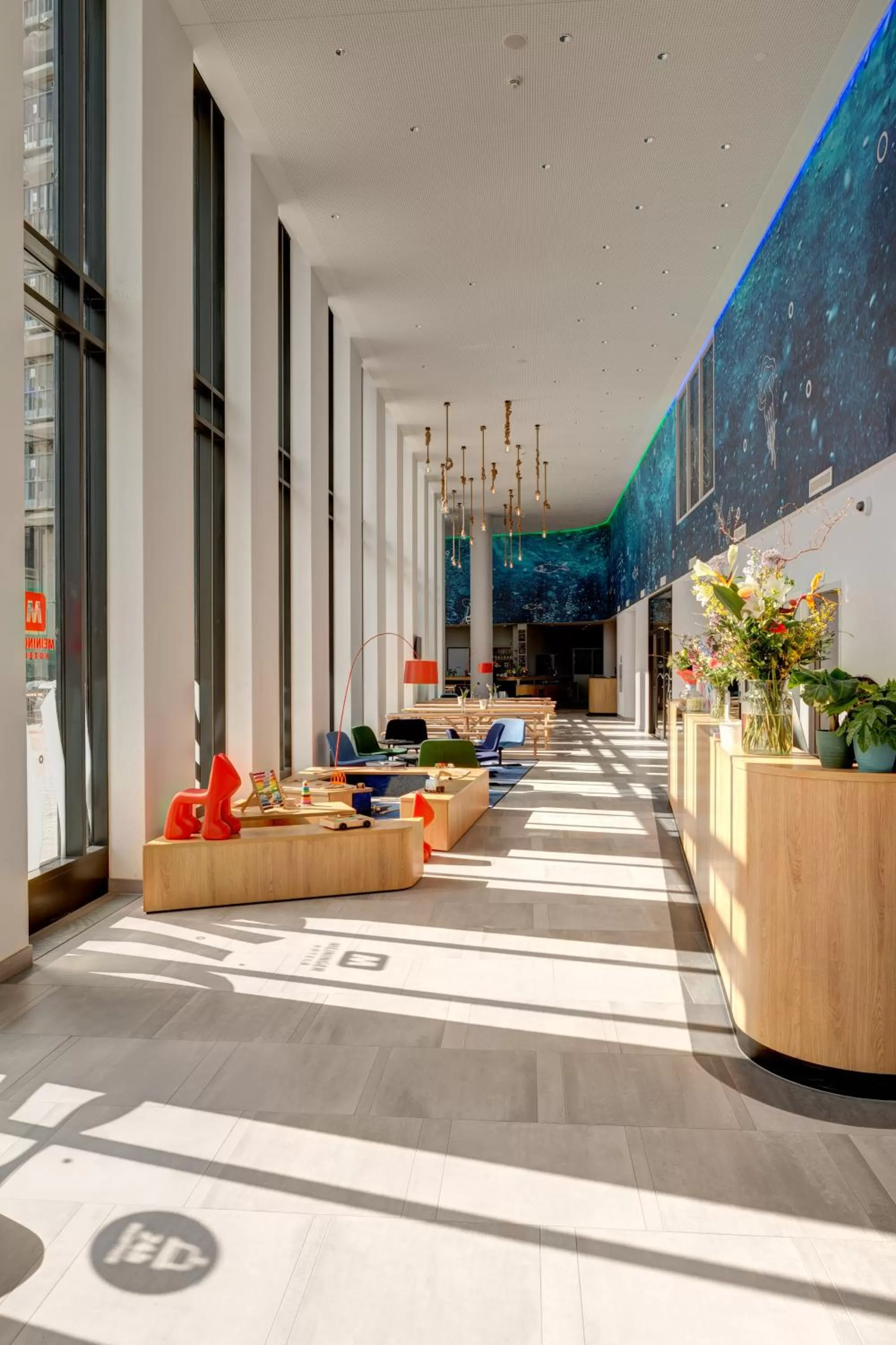 Lobby or reception in MEININGER Hotel Amsterdam Amstel