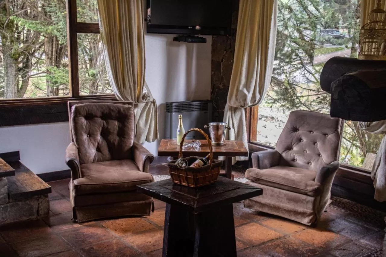 Living room in Hacienda Hostería Dos Chorreras