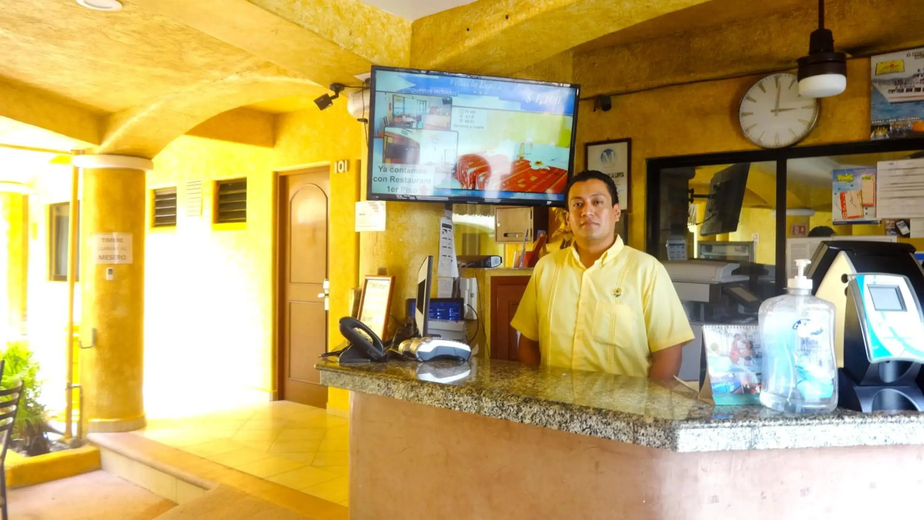 Lobby or reception in Villas La Lupita