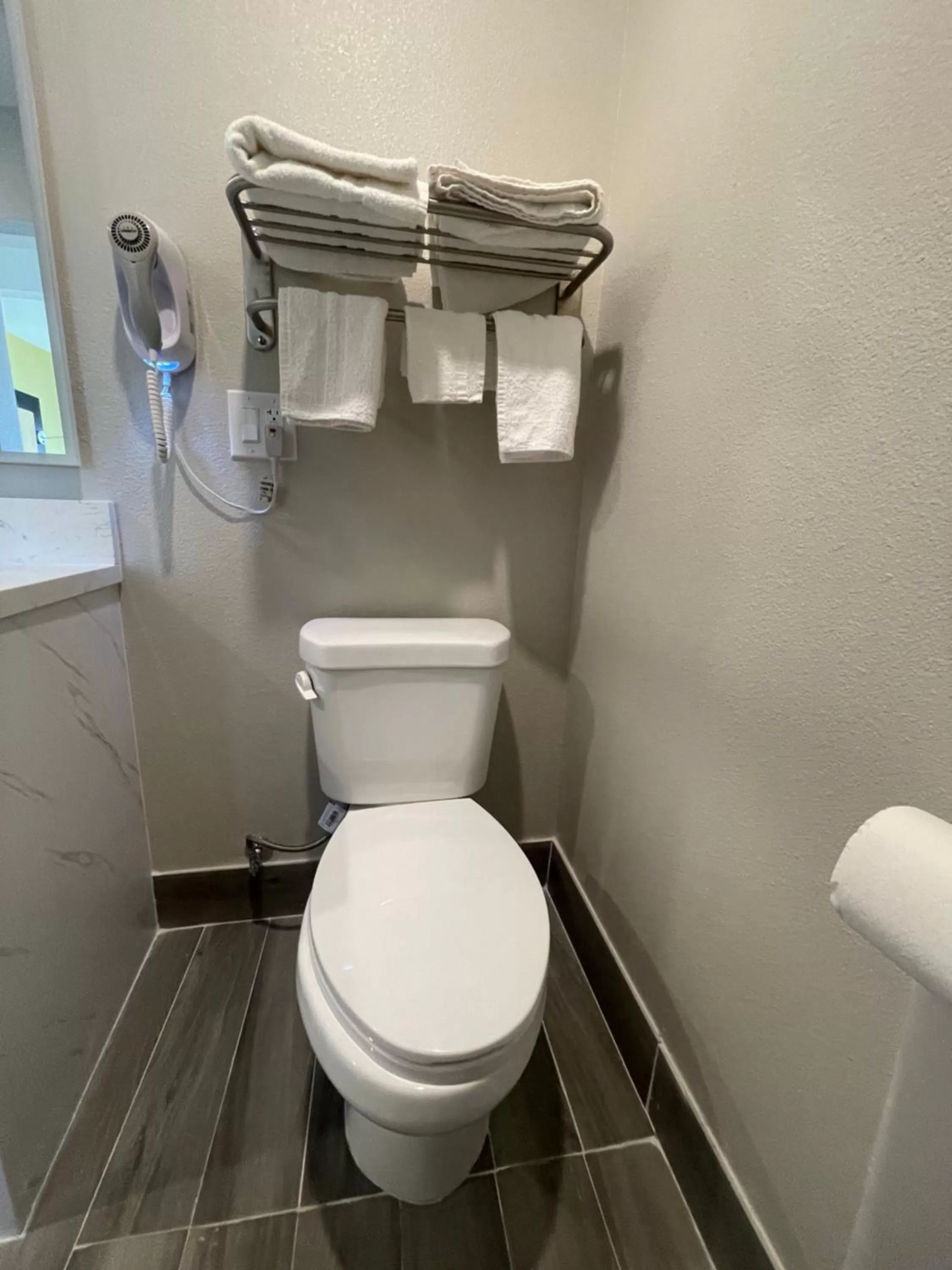 Toilet in Stadium Inn & Spas