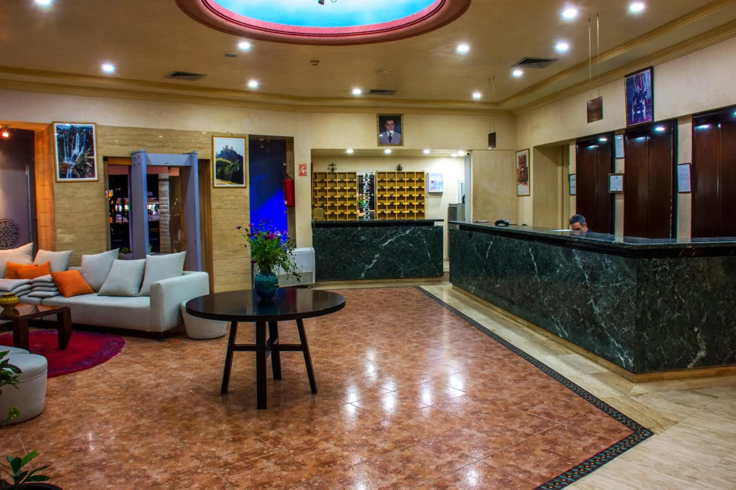 Lobby/Reception in Hotel Ouzoud Beni Mellal