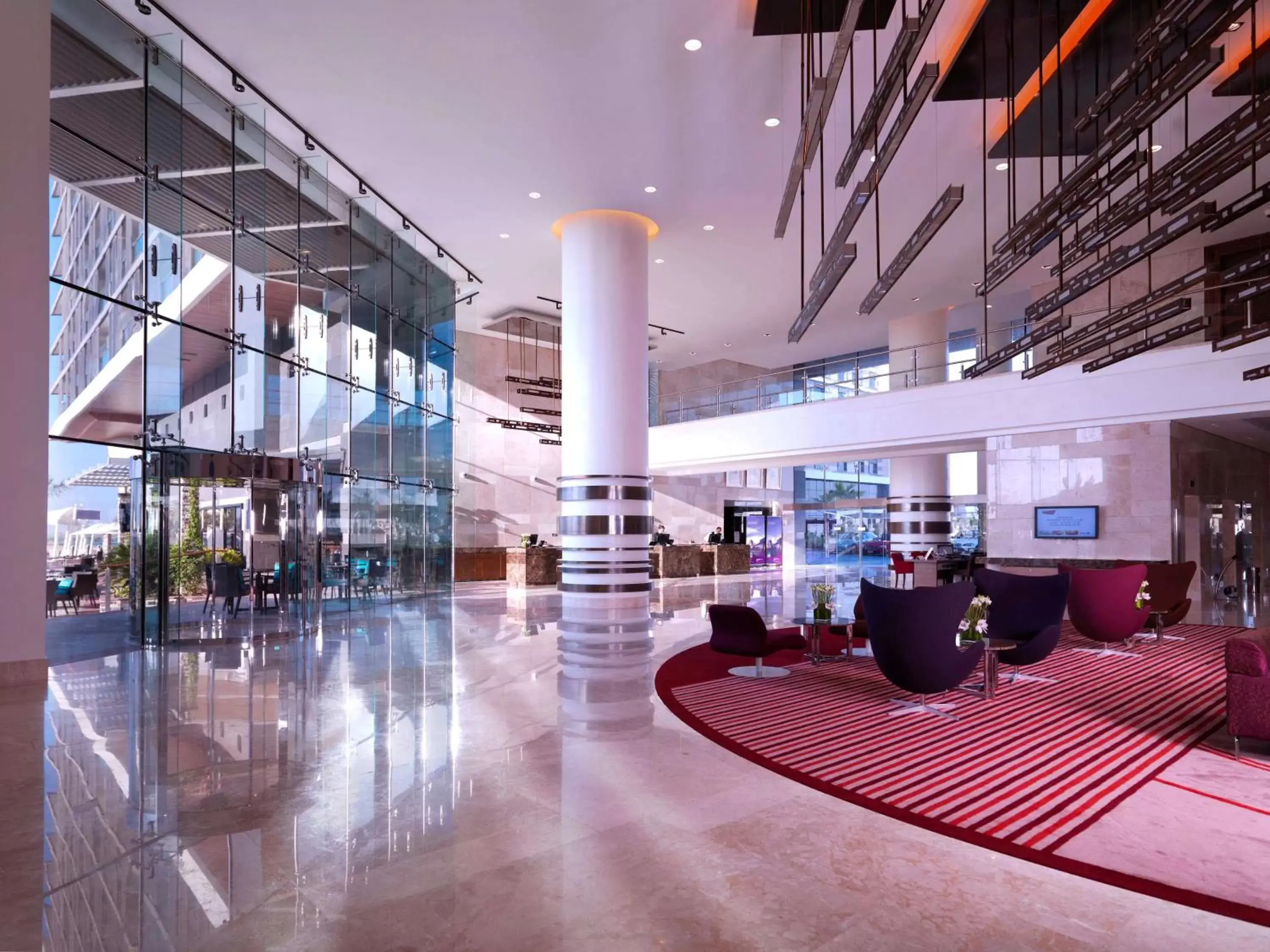 Lobby or reception in Radisson Blu Hotel, Abu Dhabi Yas Island Lobby or reception in Radisson Blu Hotel, Abu Dhabi Yas Island
