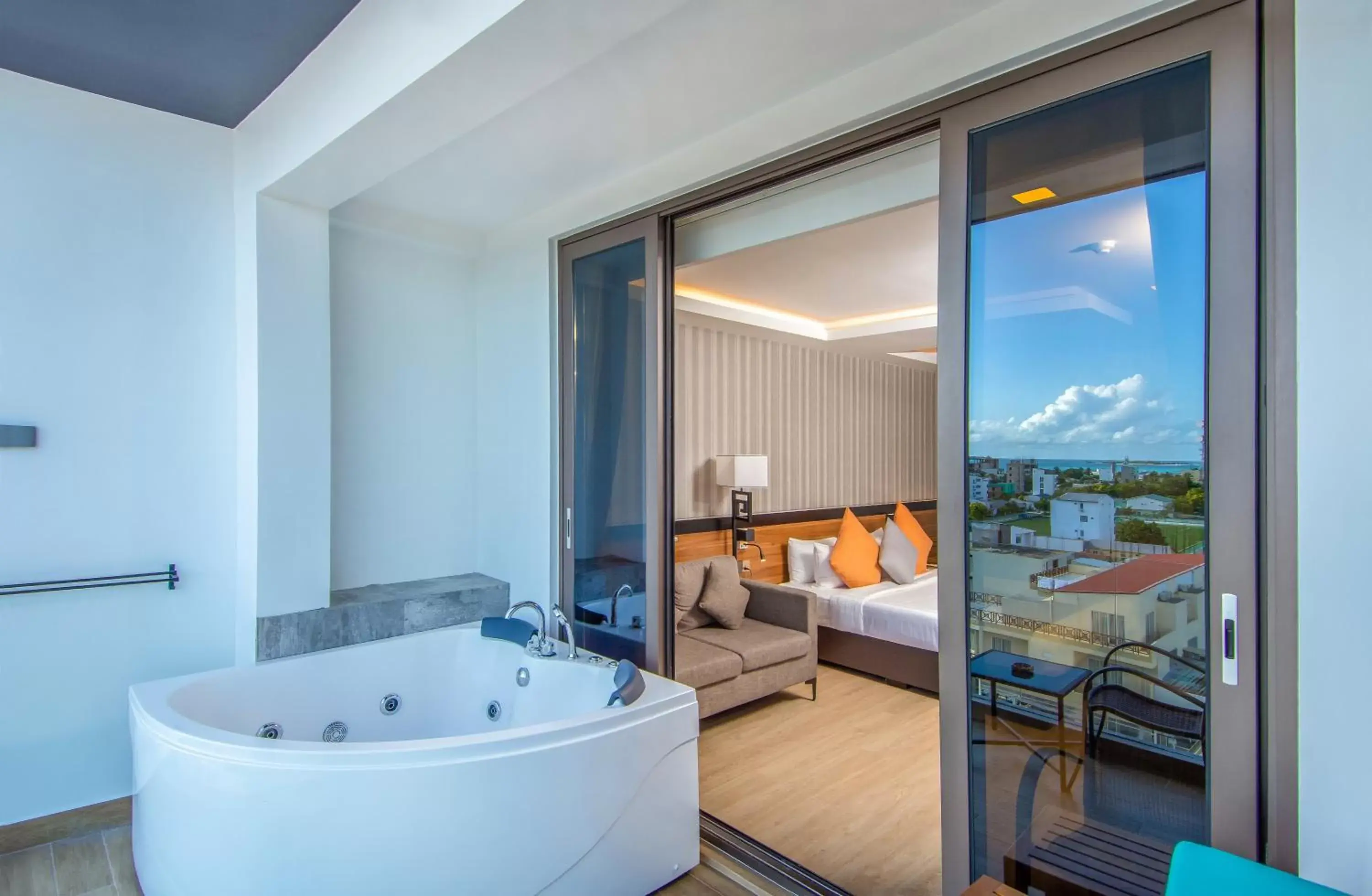 Bedroom, Bathroom in Triton Prestige Seaview and Spa
