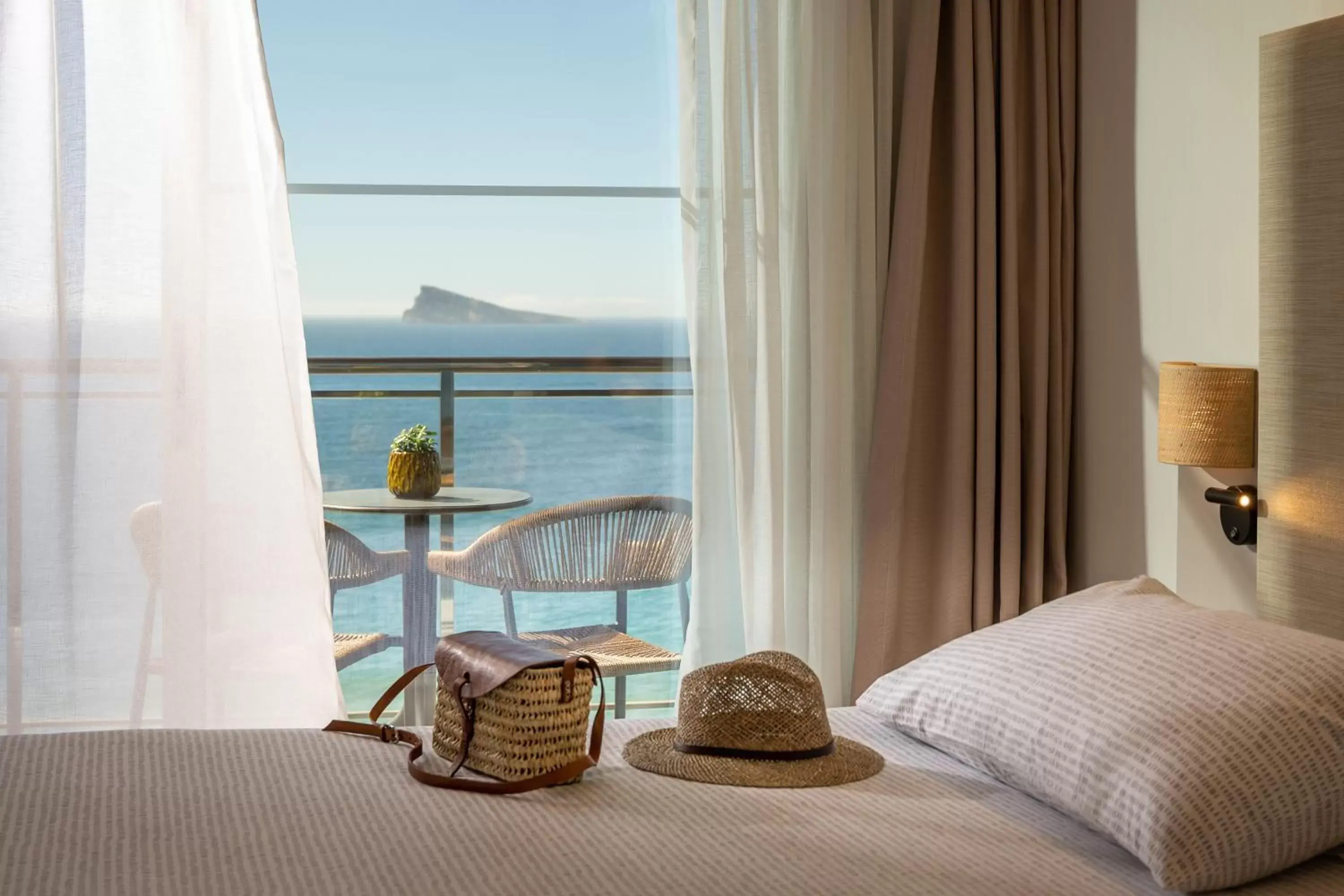 Balcony/Terrace, Sea View in INNSiDE by Meliá Costablanca - Adults Only from 16