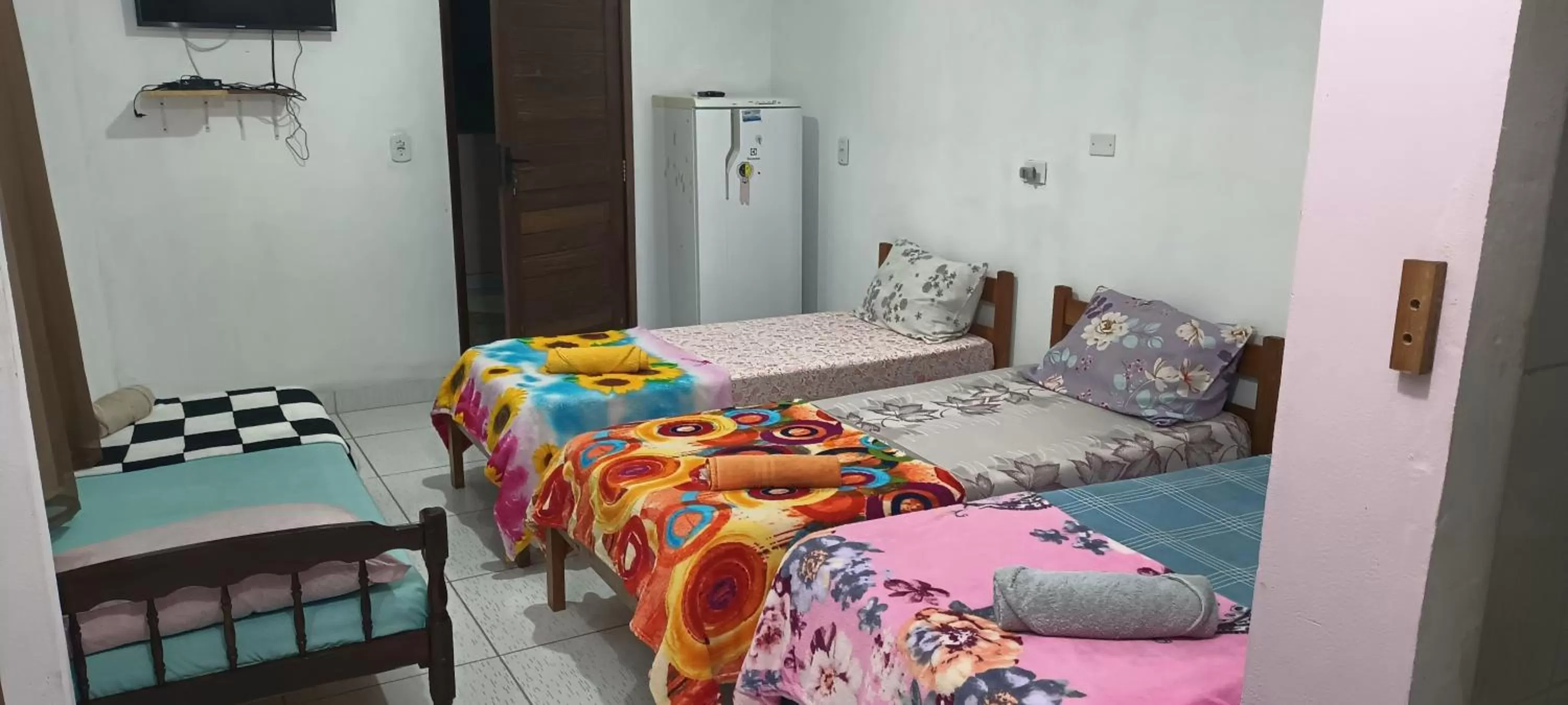 Bed in Pousada dos Ventos