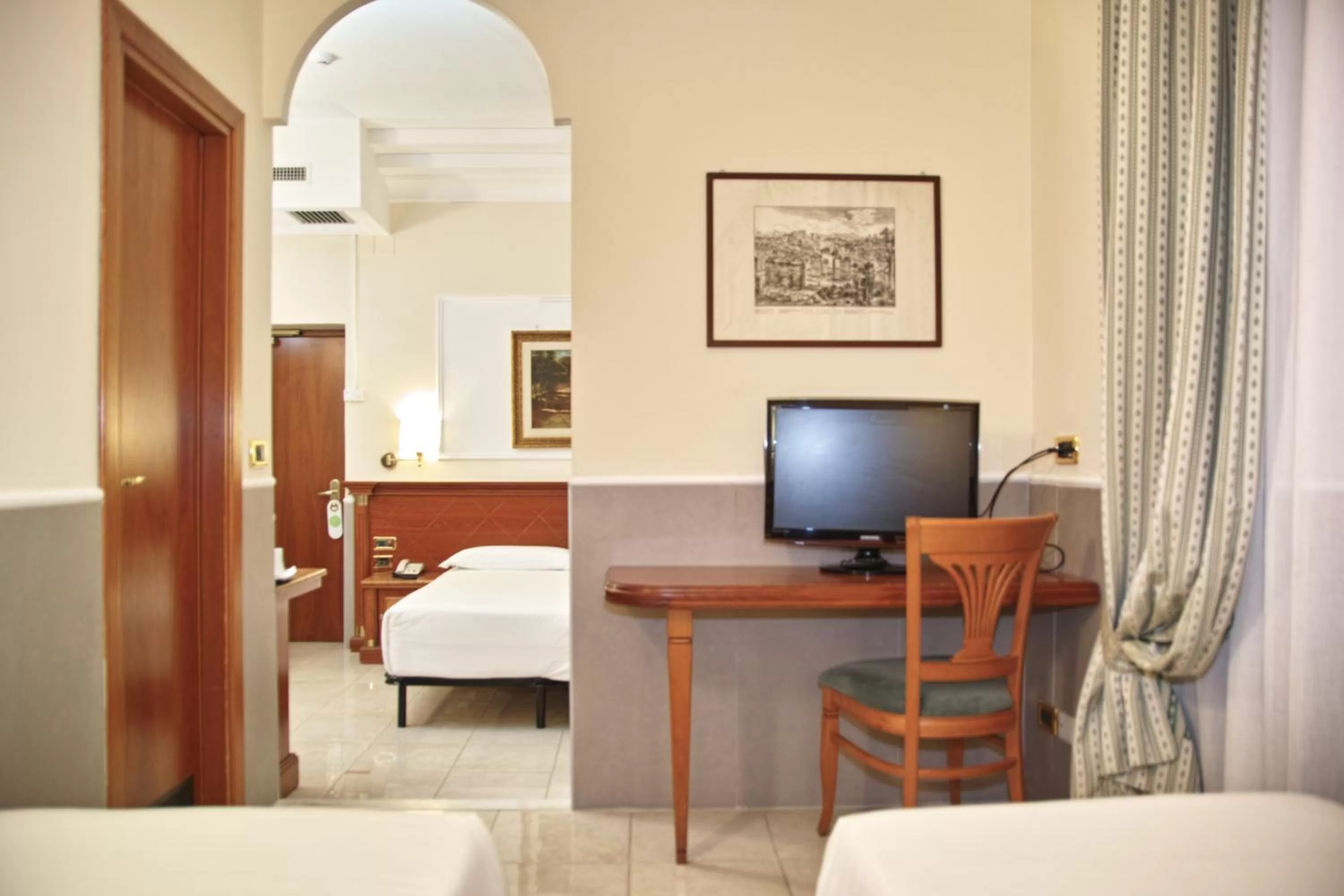 Bed in Hotel Hiberia