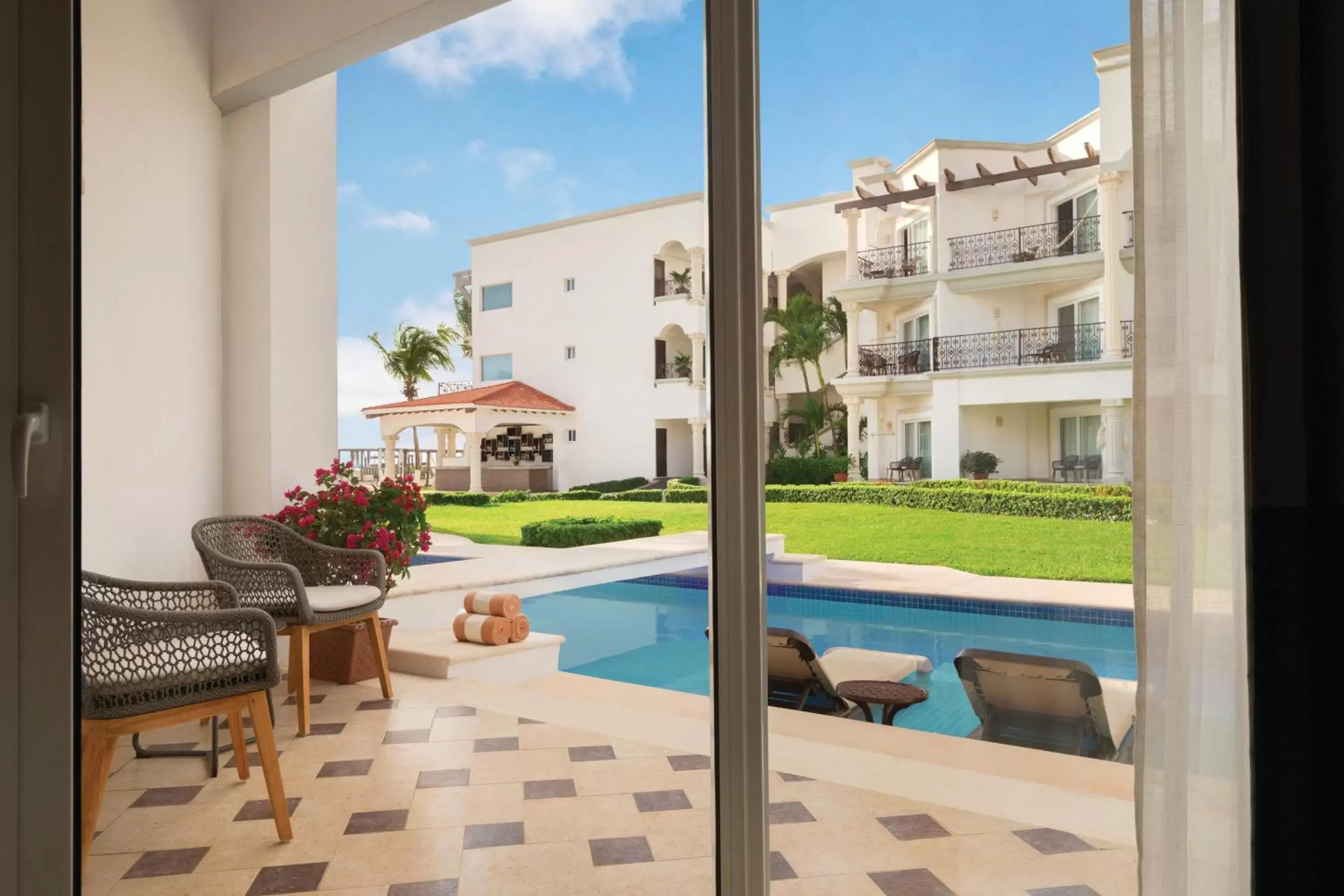 Pool view, Swimming Pool in Hilton Playa del Carmen, an All-Inclusive Adult Only Resort