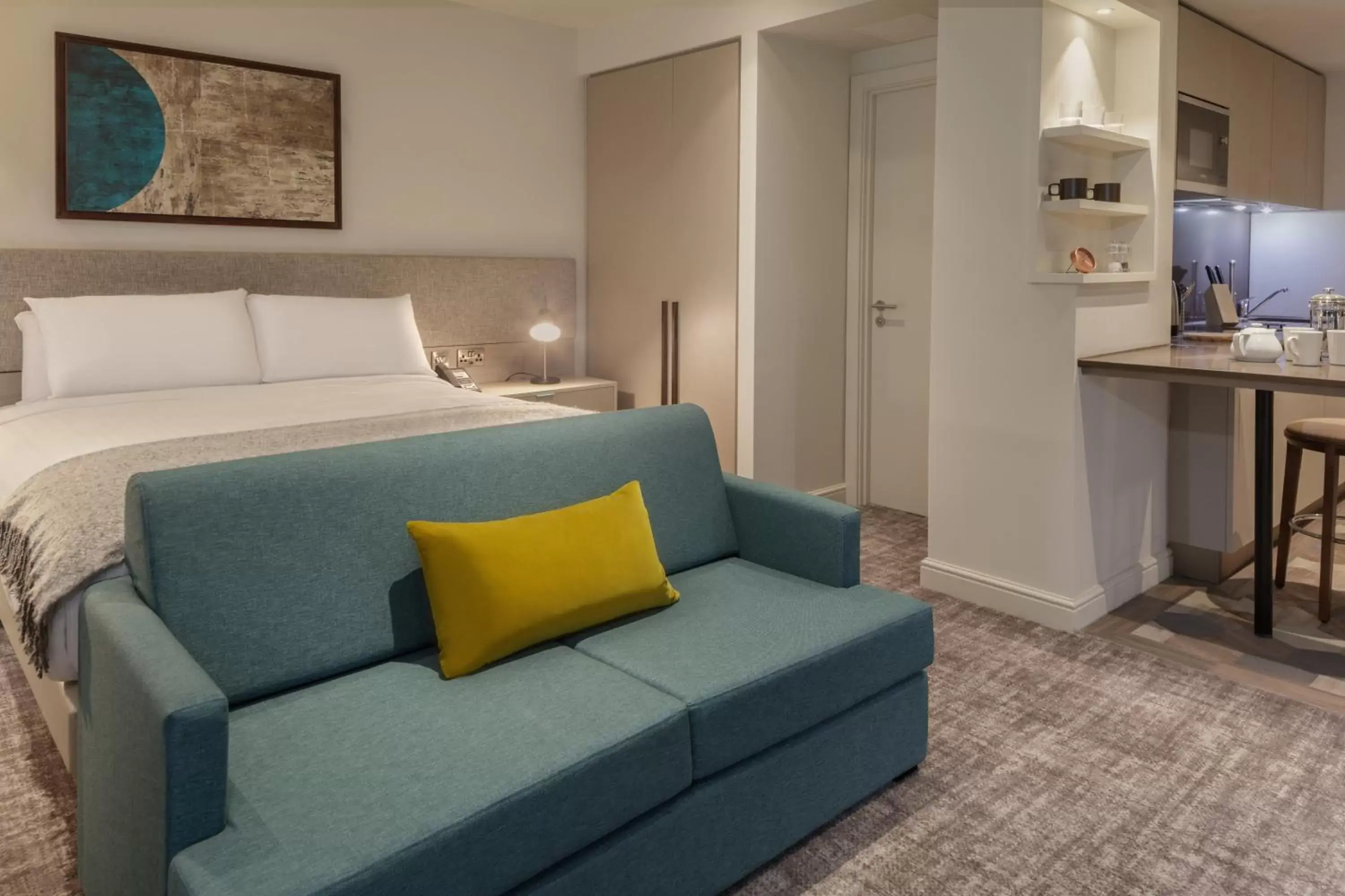 Photo of the whole room, Bed in Staybridge Suites London Heathrow - Bath Road, an IHG Aparthotel