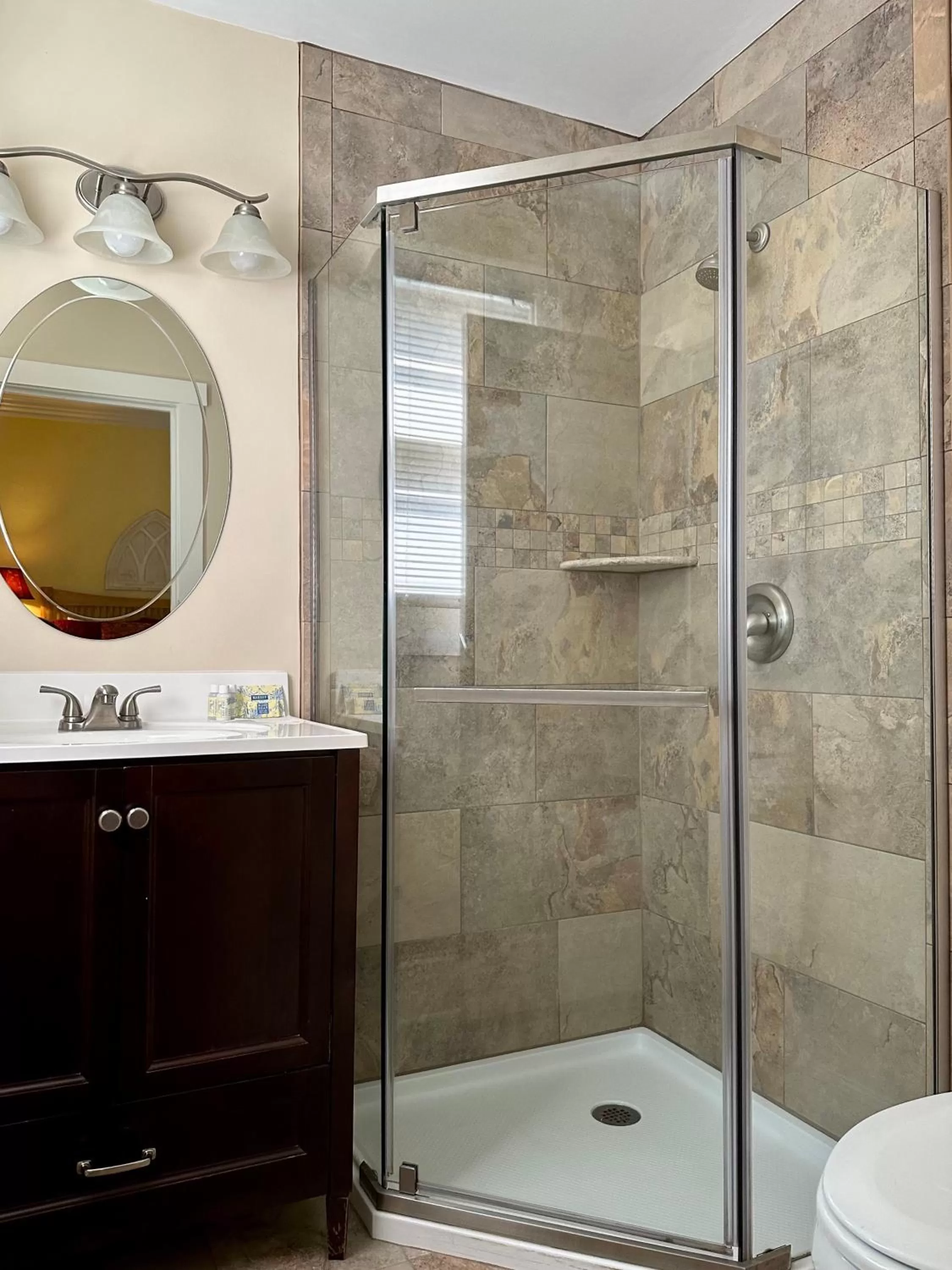 Bathroom in Red Rocker Inn