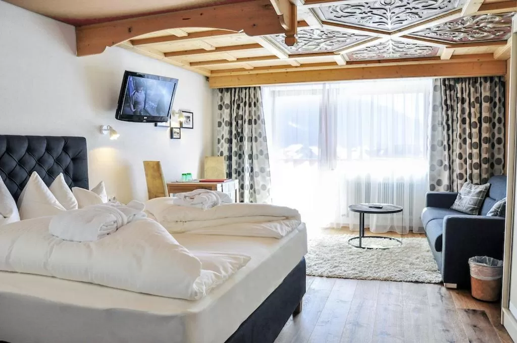 Bedroom, Bed in Hotel Seelos