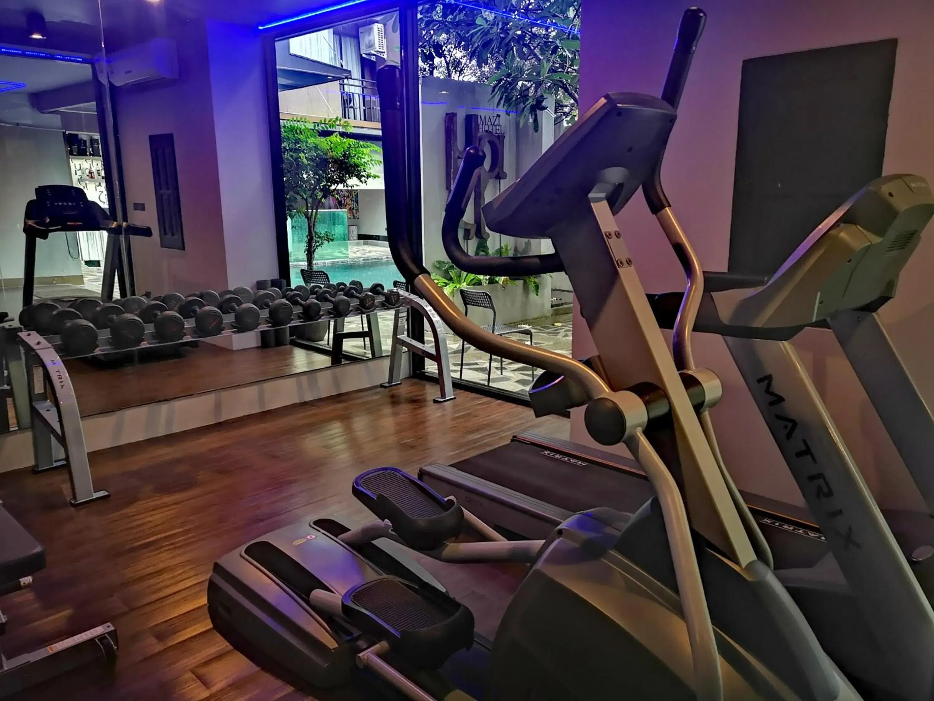 Fitness centre/facilities in Mazi Design Hotel by Kalima Fitness centre/facilities in Mazi Design Hotel by Kalima