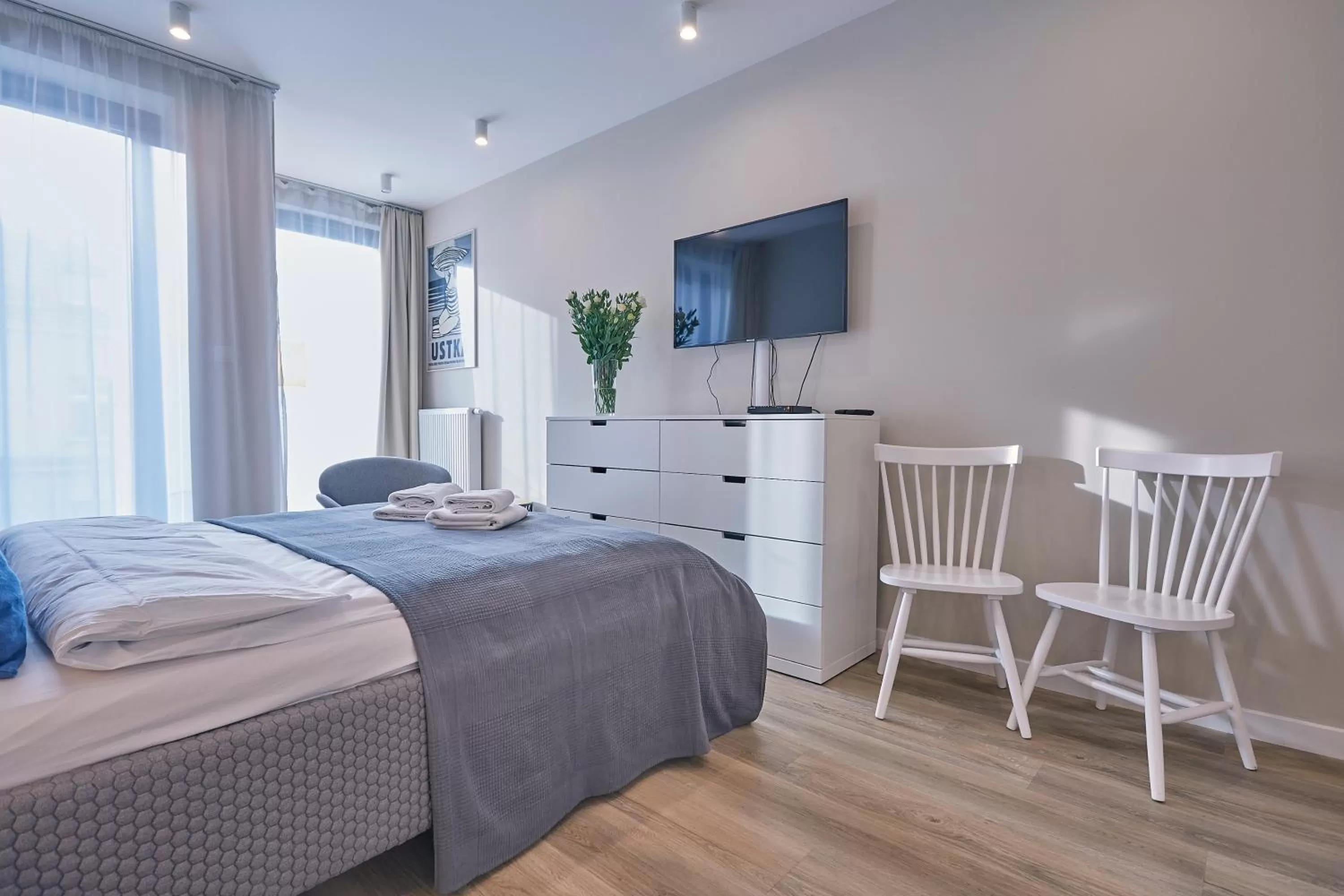 TV and multimedia, Bed in RAJSKA 3 by PI Apartments