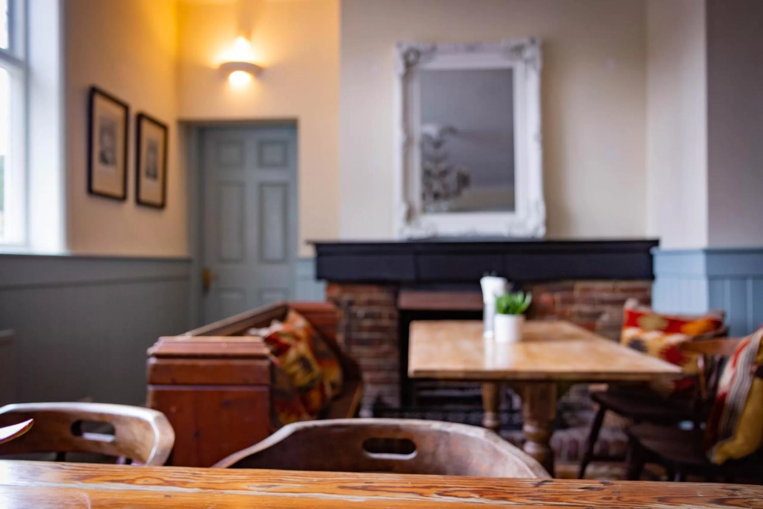Dining area in The Cricketers Inn