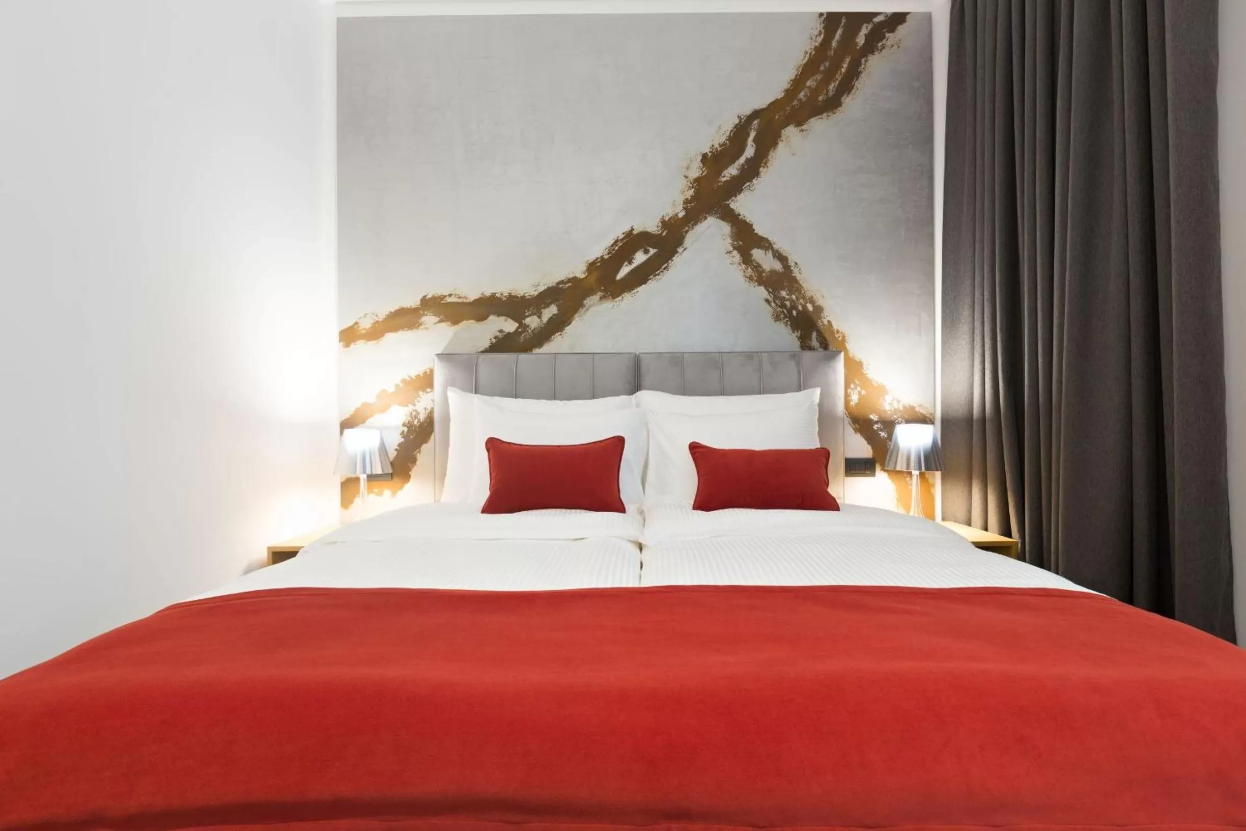 Bed in Boutique Hotel Museum