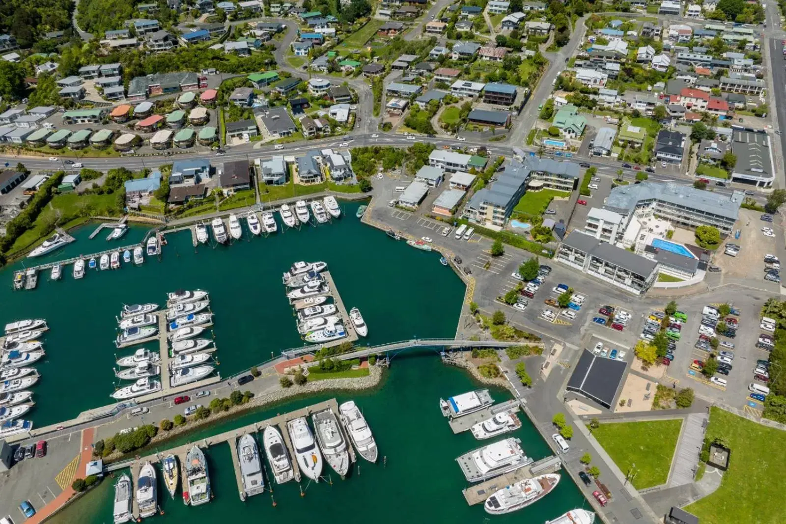 Bird's-eye View in Harbour View Motel