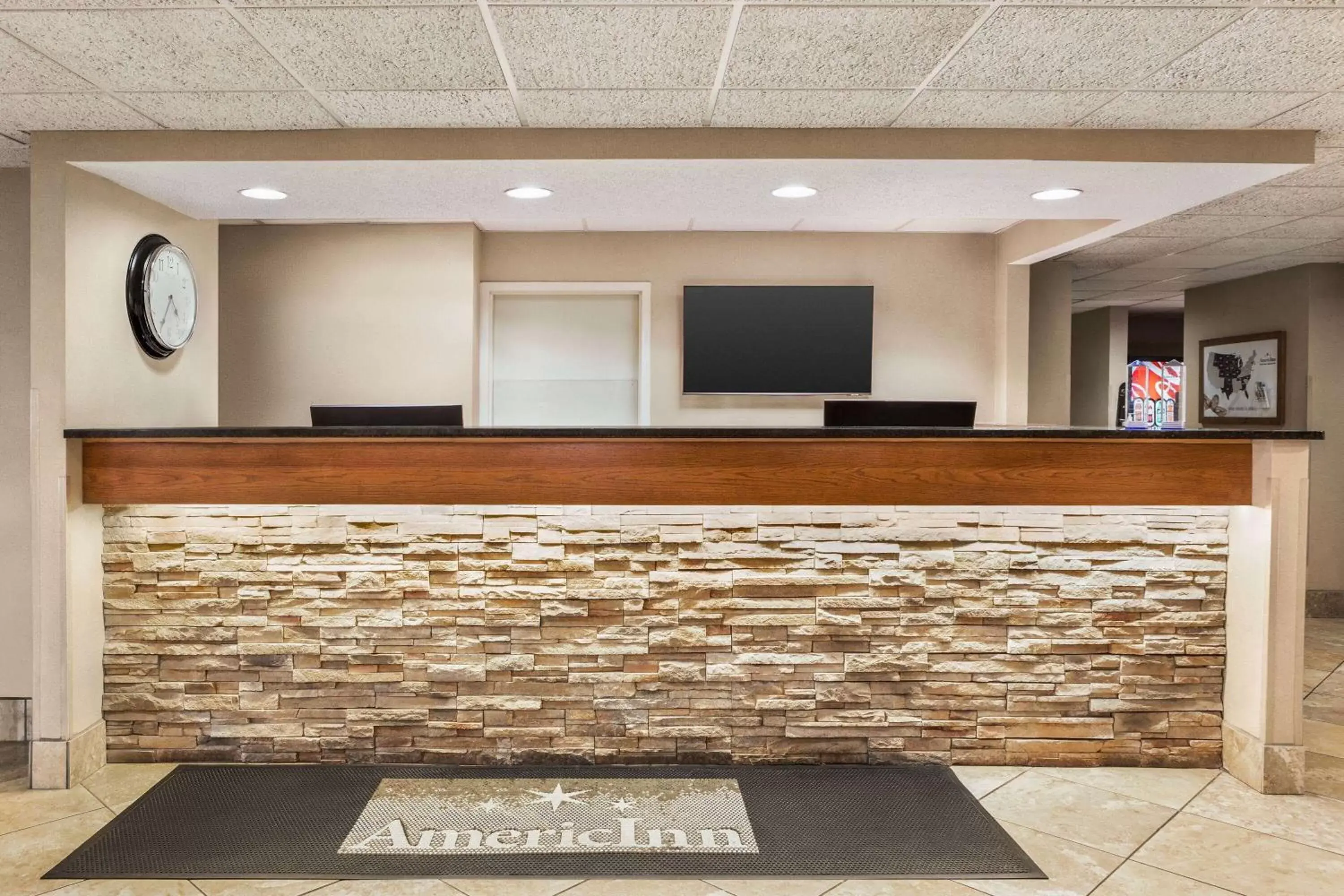 Lobby or reception in AmericInn by Wyndham Madison West Lobby or reception in AmericInn by Wyndham Madison West