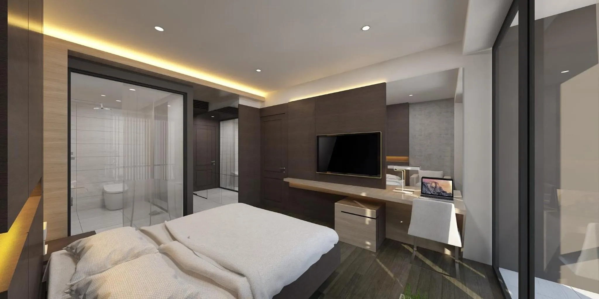 Bed in Golden Nha Trang Hotel