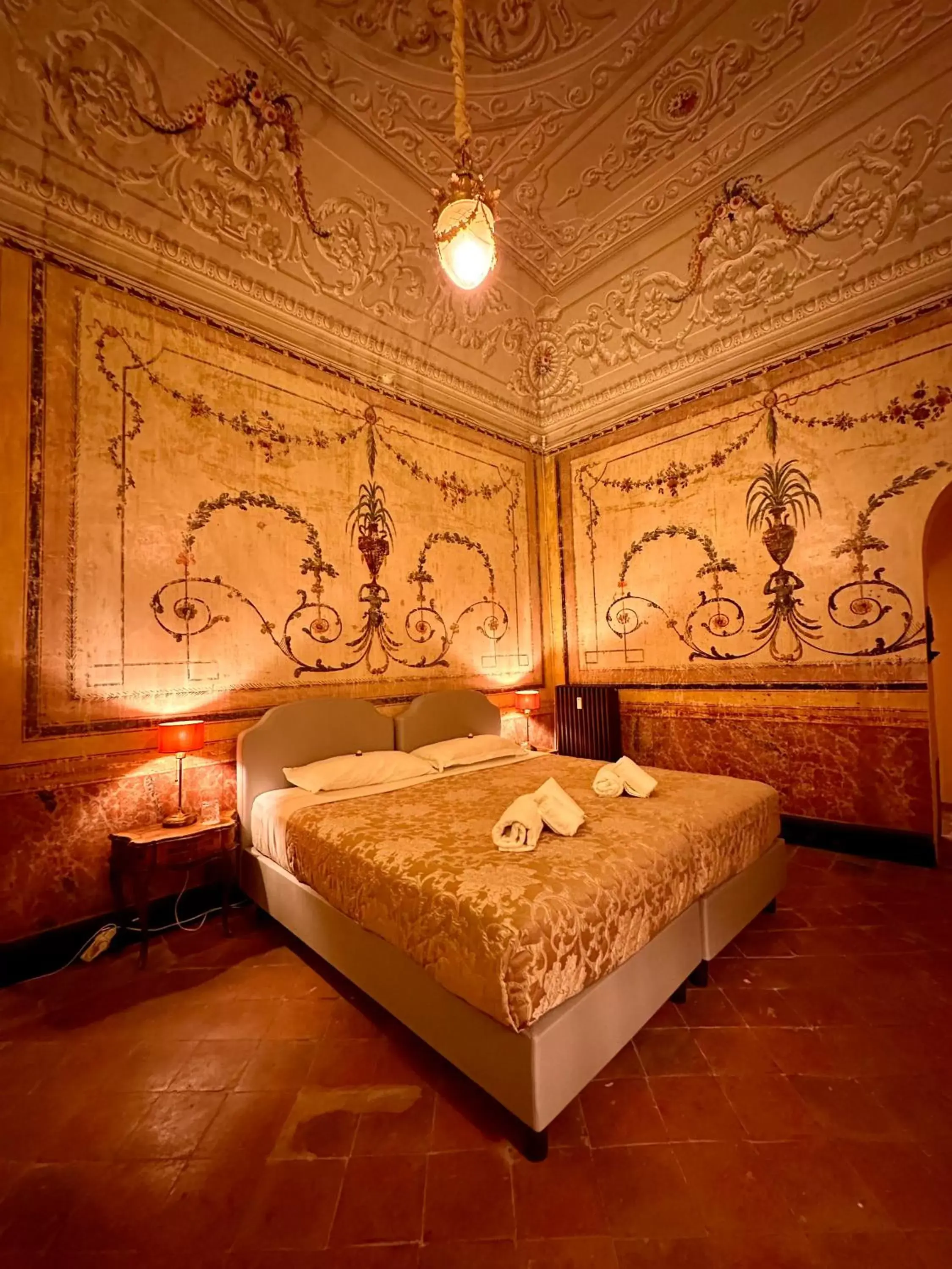 Night, Bed in Casa Santangelo Suites