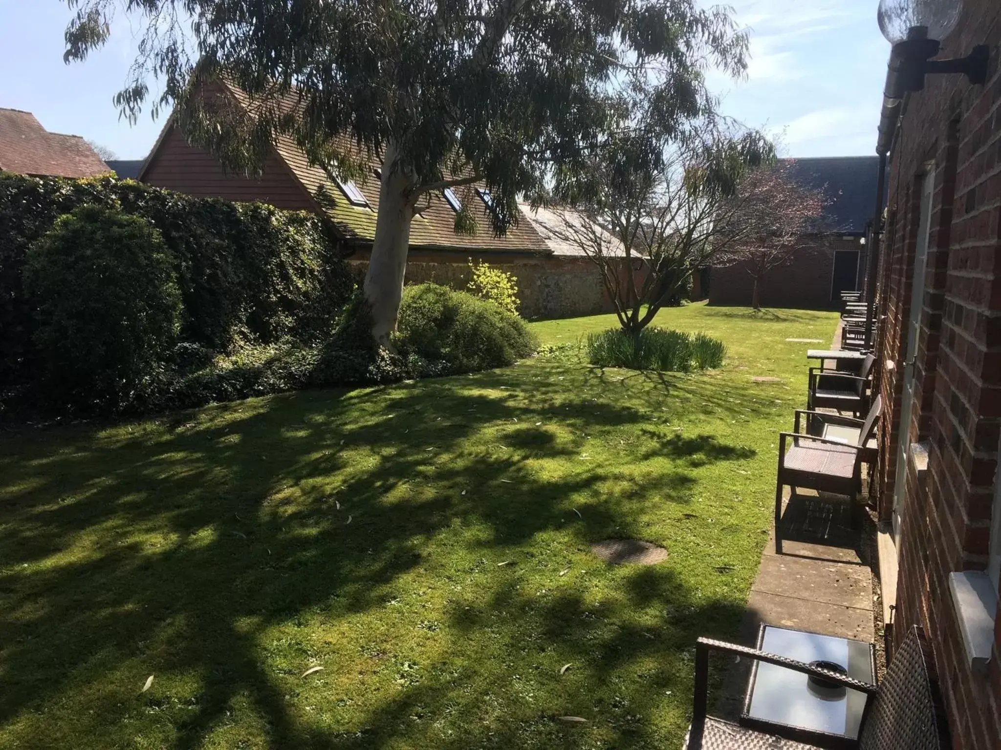 Garden in The Spread Eagle Hotel